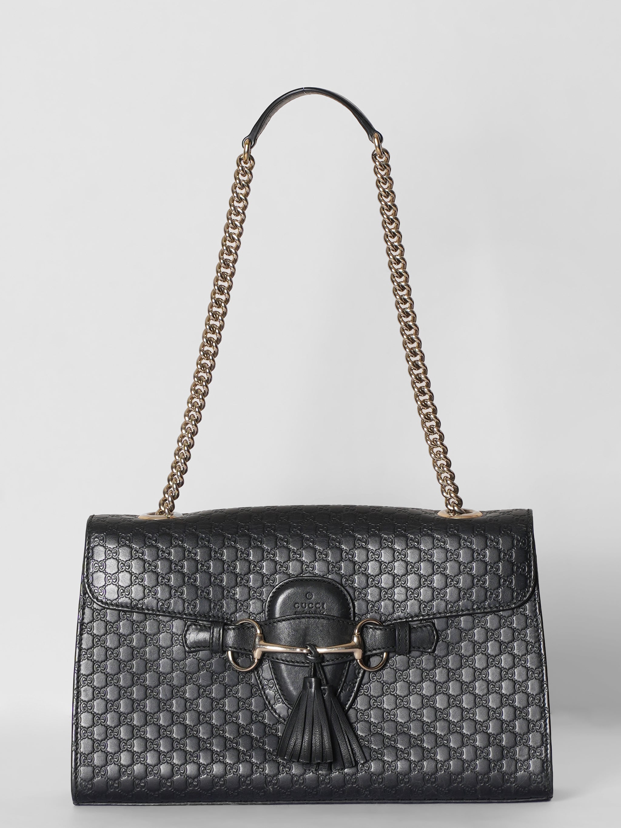 Gucci Micro Guccissima Emily Medium Chain Shoulder Bag