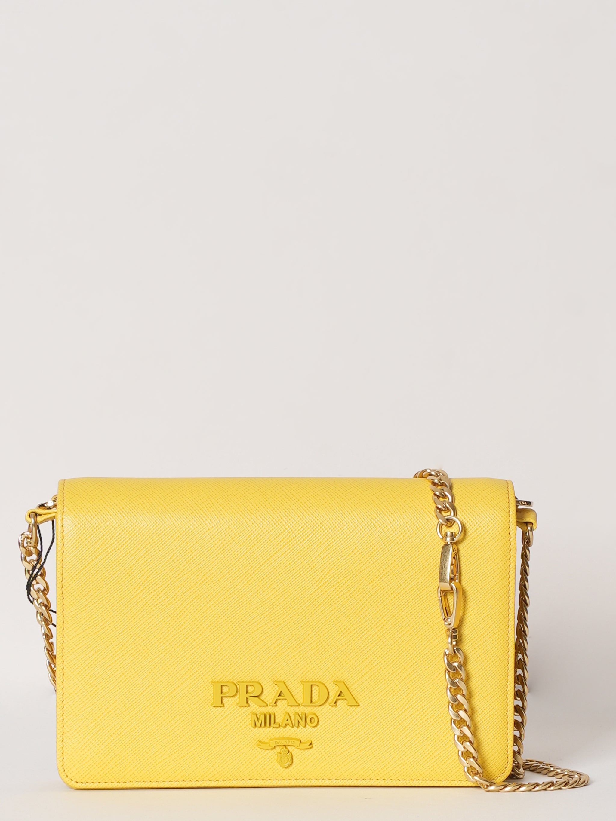 *New* Prada Sunny Yellow Leather Mini Bag