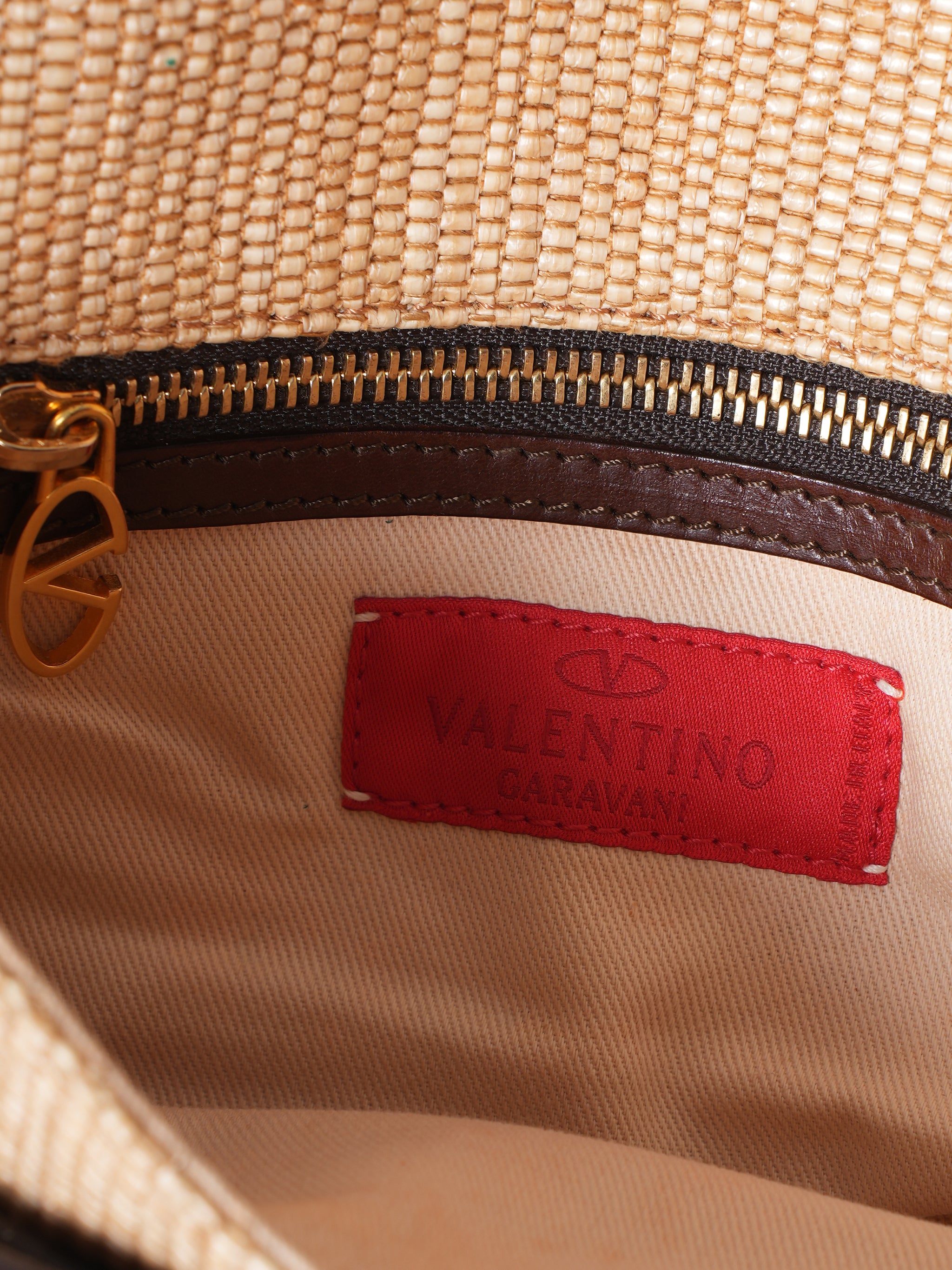 Valentino Bag Raffai Woven Shoulder Bag
