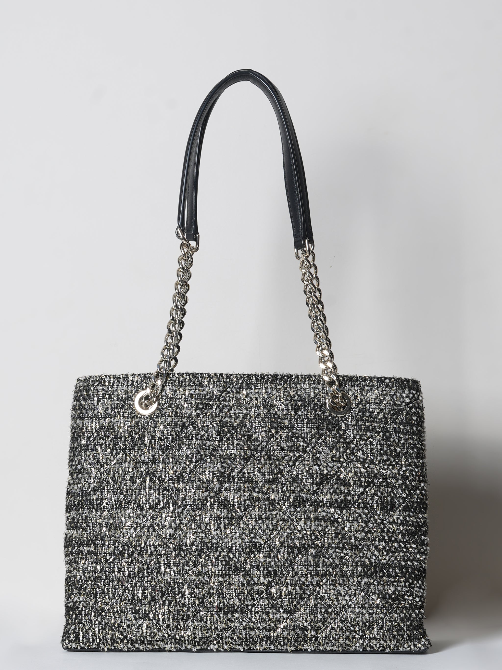 Kate Spade Natalier Chain Tweed Tote Shoulder Bag