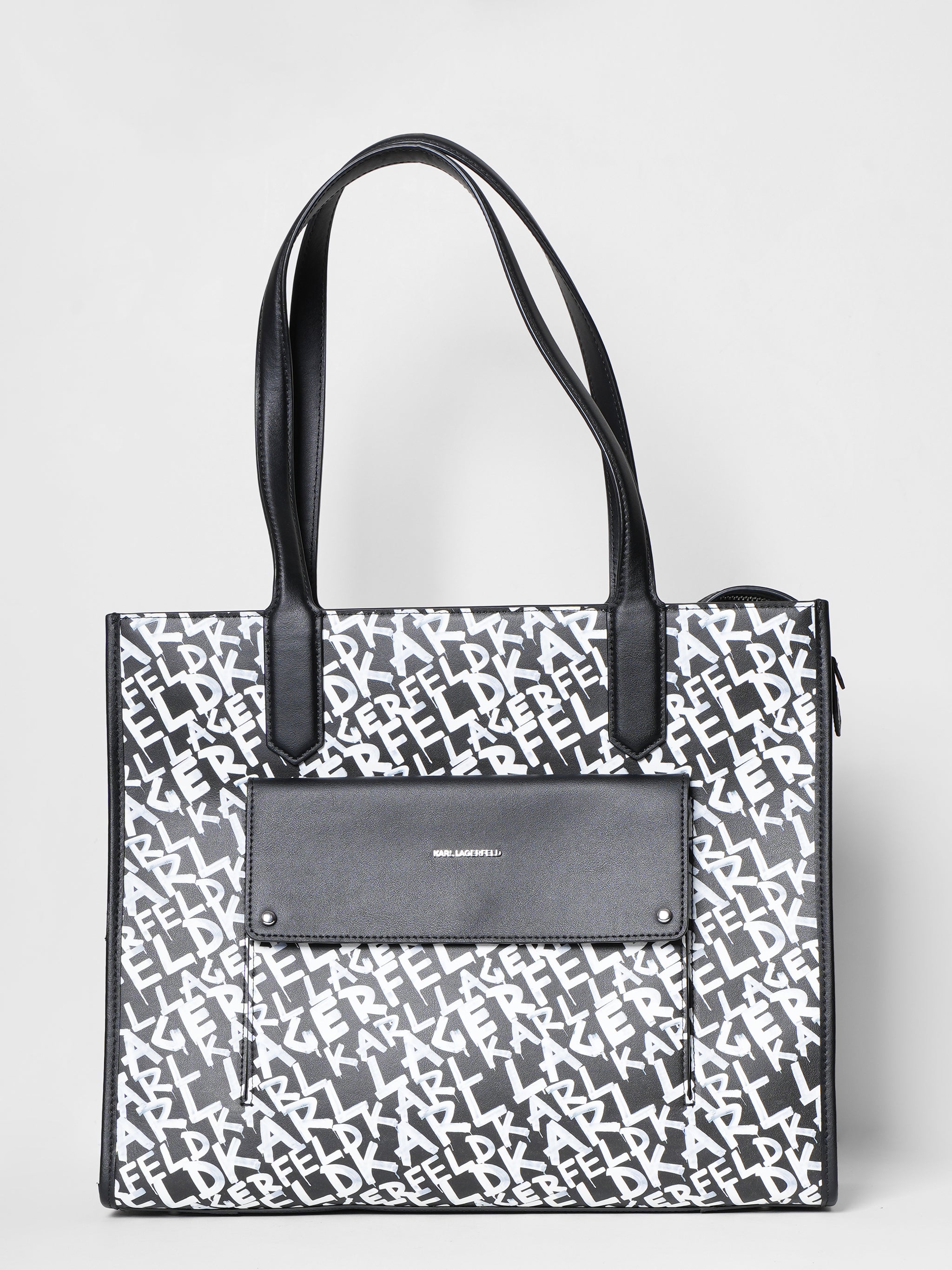 New Karl Lagerfeld Womens K/lkon Grafetti Tote Bag