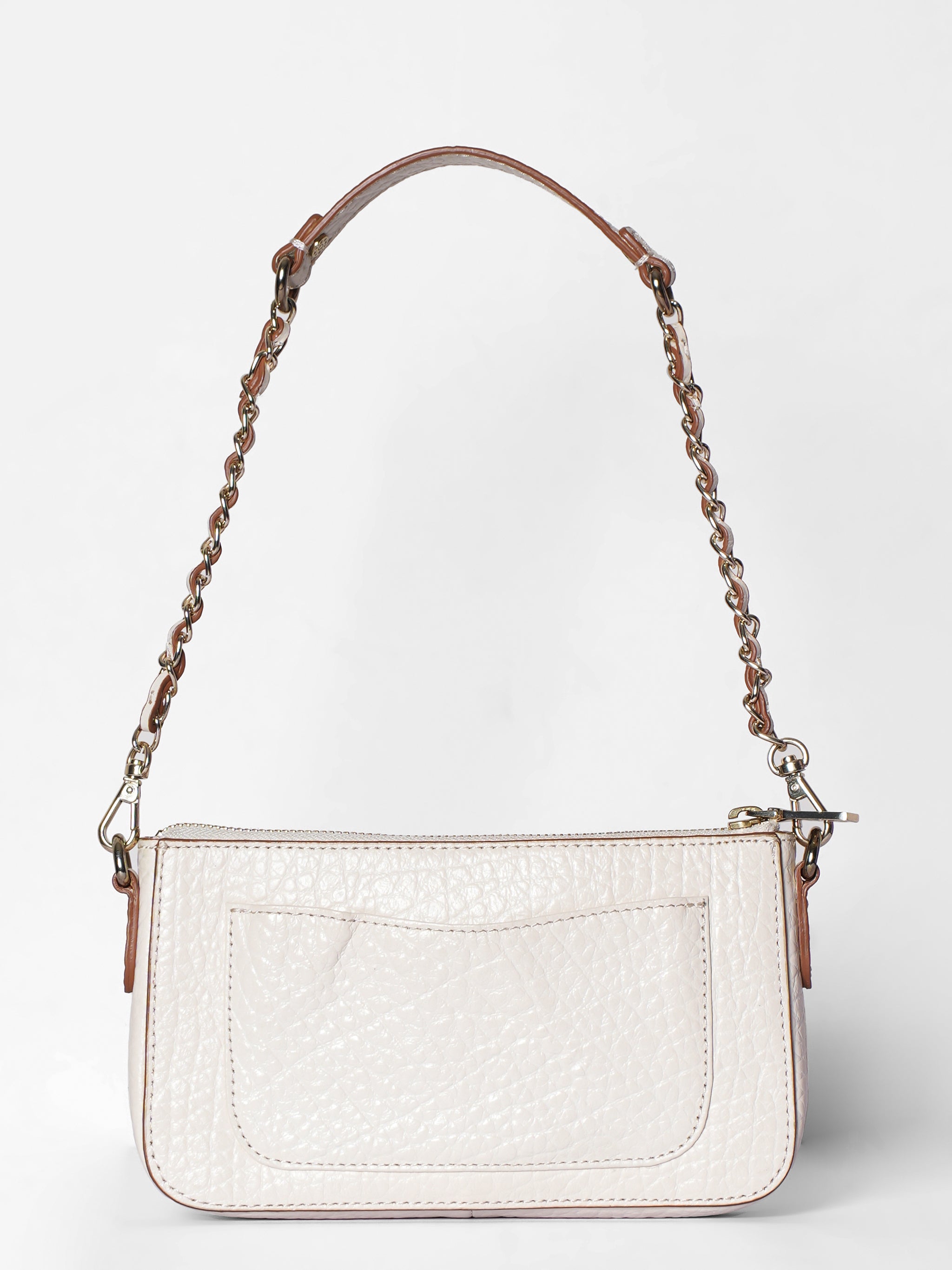 DKNY White Shoulder Bag