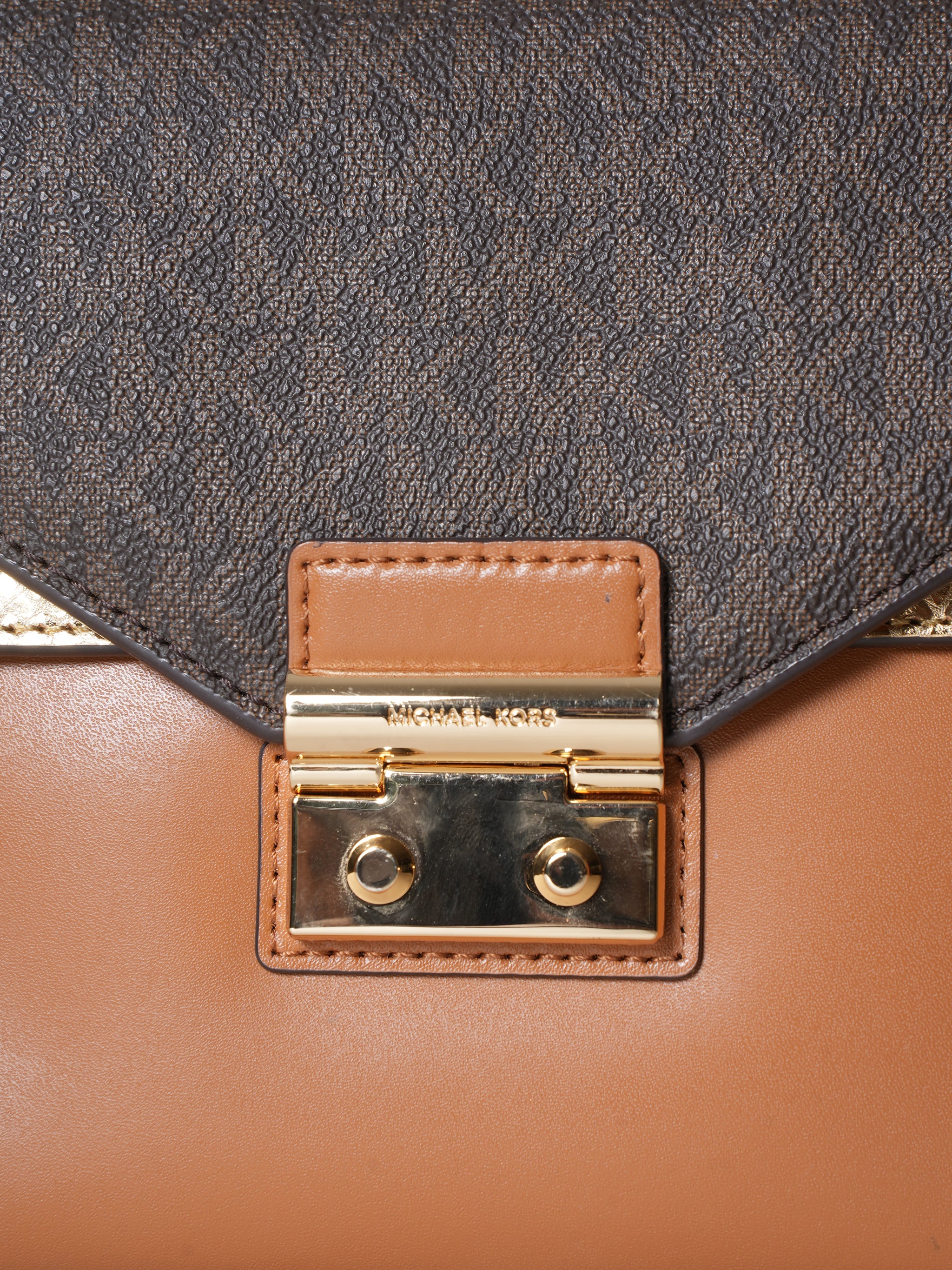 Michael kors sloan leather on sale satchel