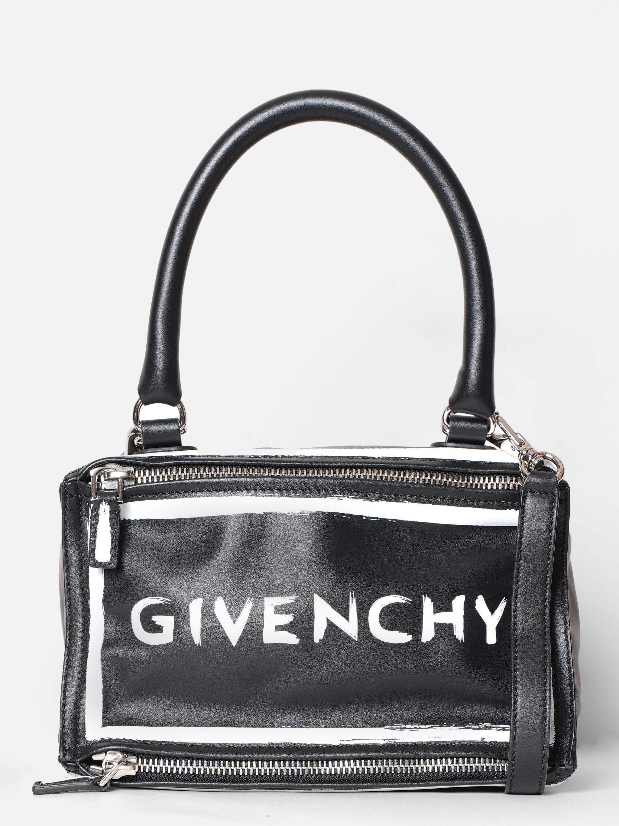 Givenchy Pandora Logo Detail Leather Bag