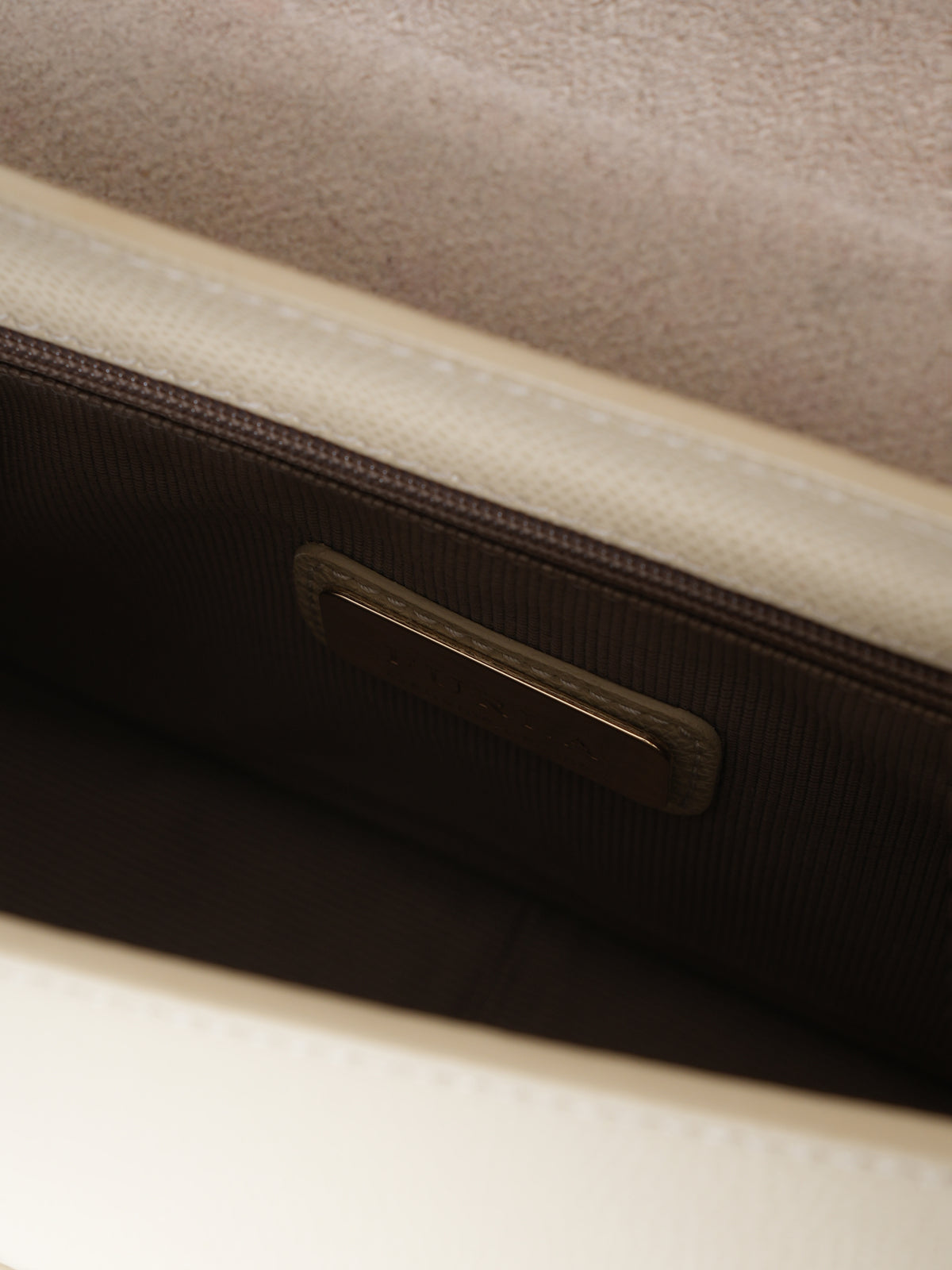 Furla Grey Envelope Flap Crossbody Bag