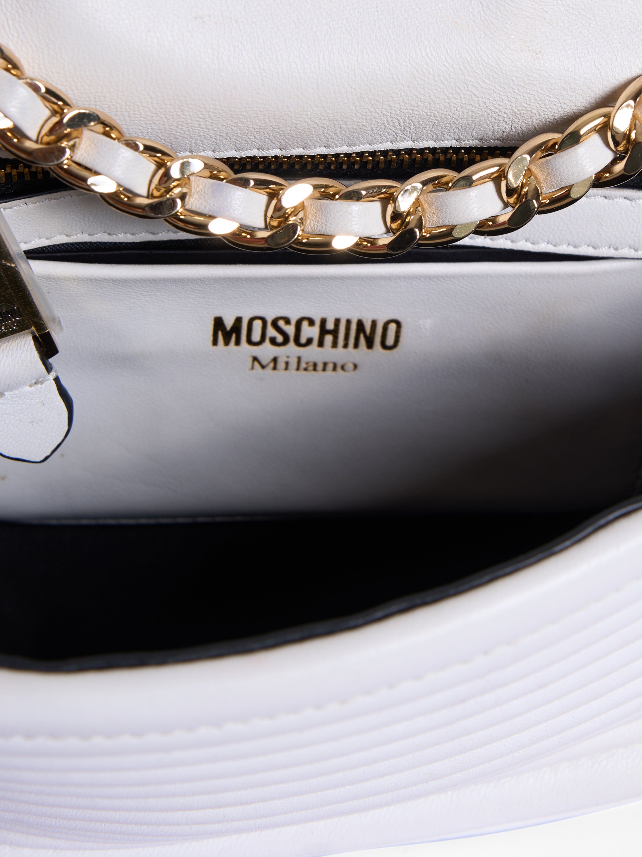 Moschino Nappa Bikers Bag