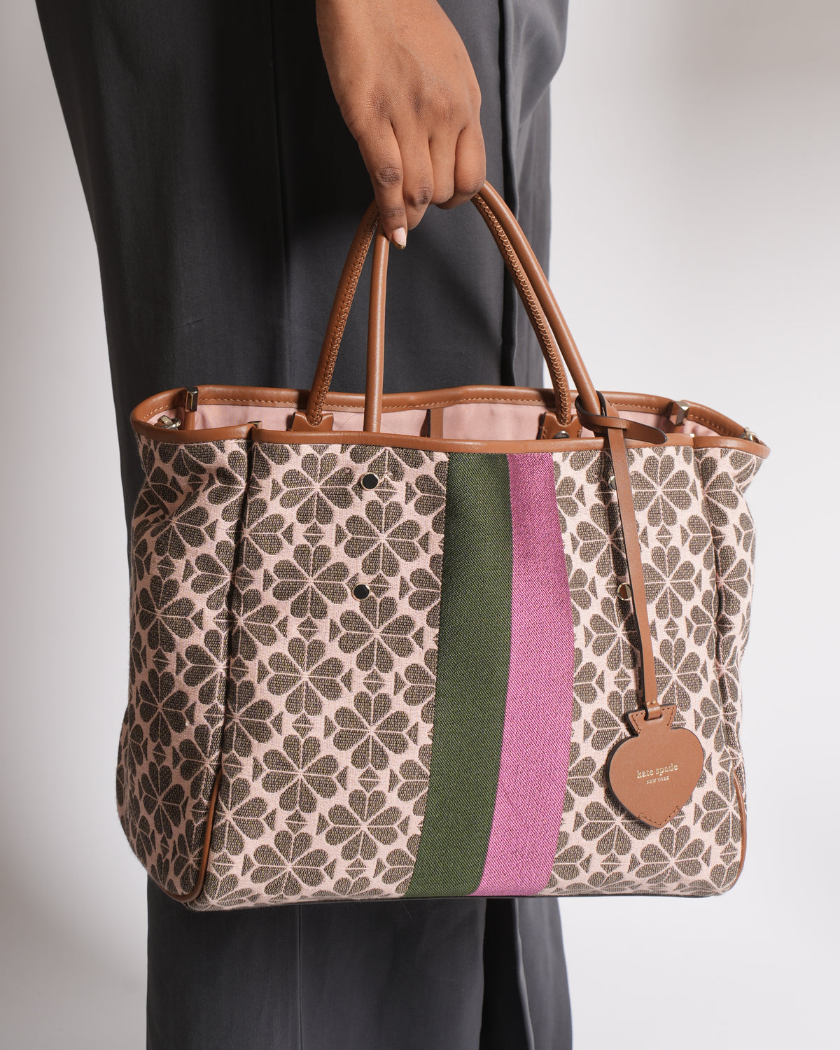 Kate Spade Pink Canvas Tote bag