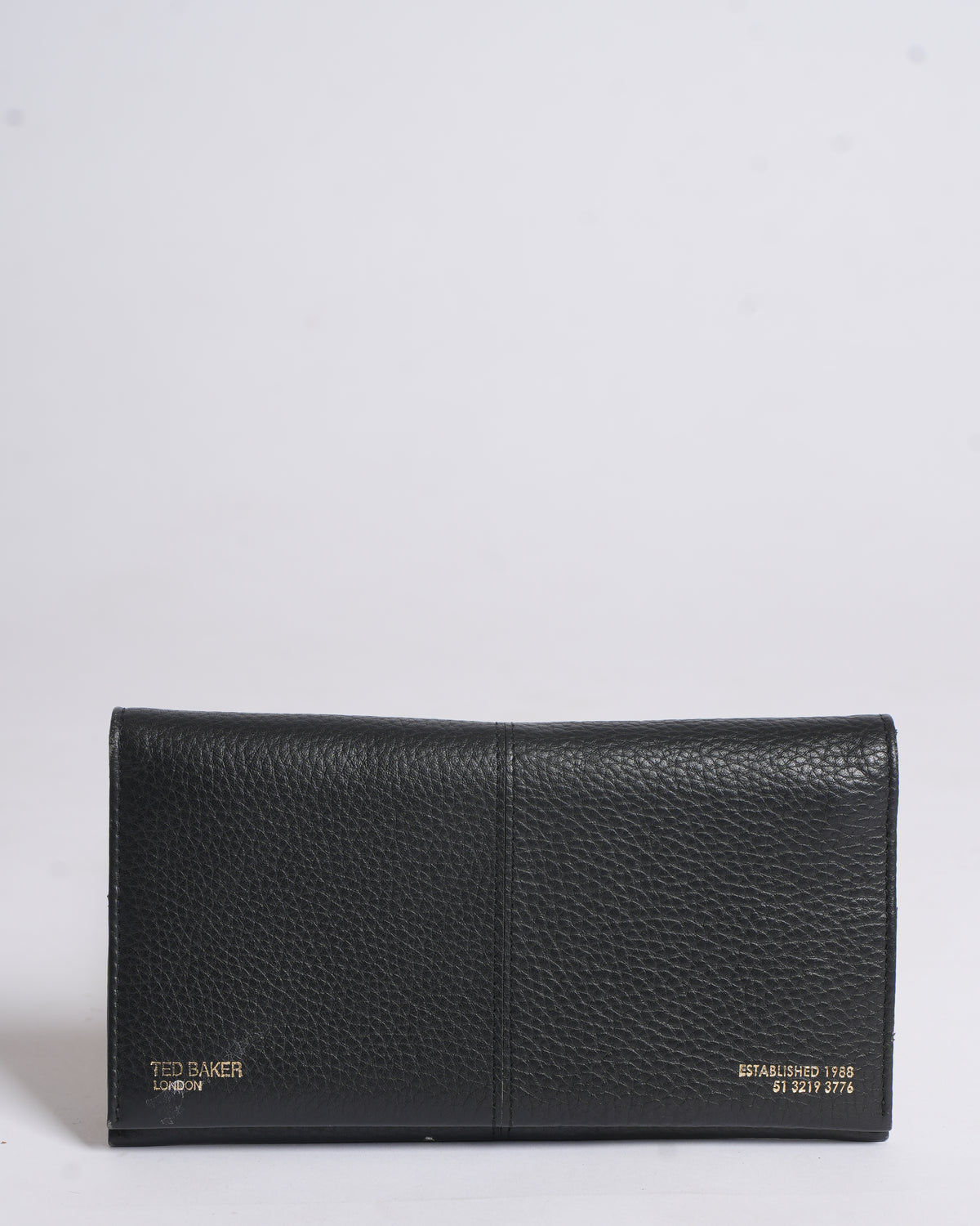 Ted Baker Black Bifold Wallet in Black