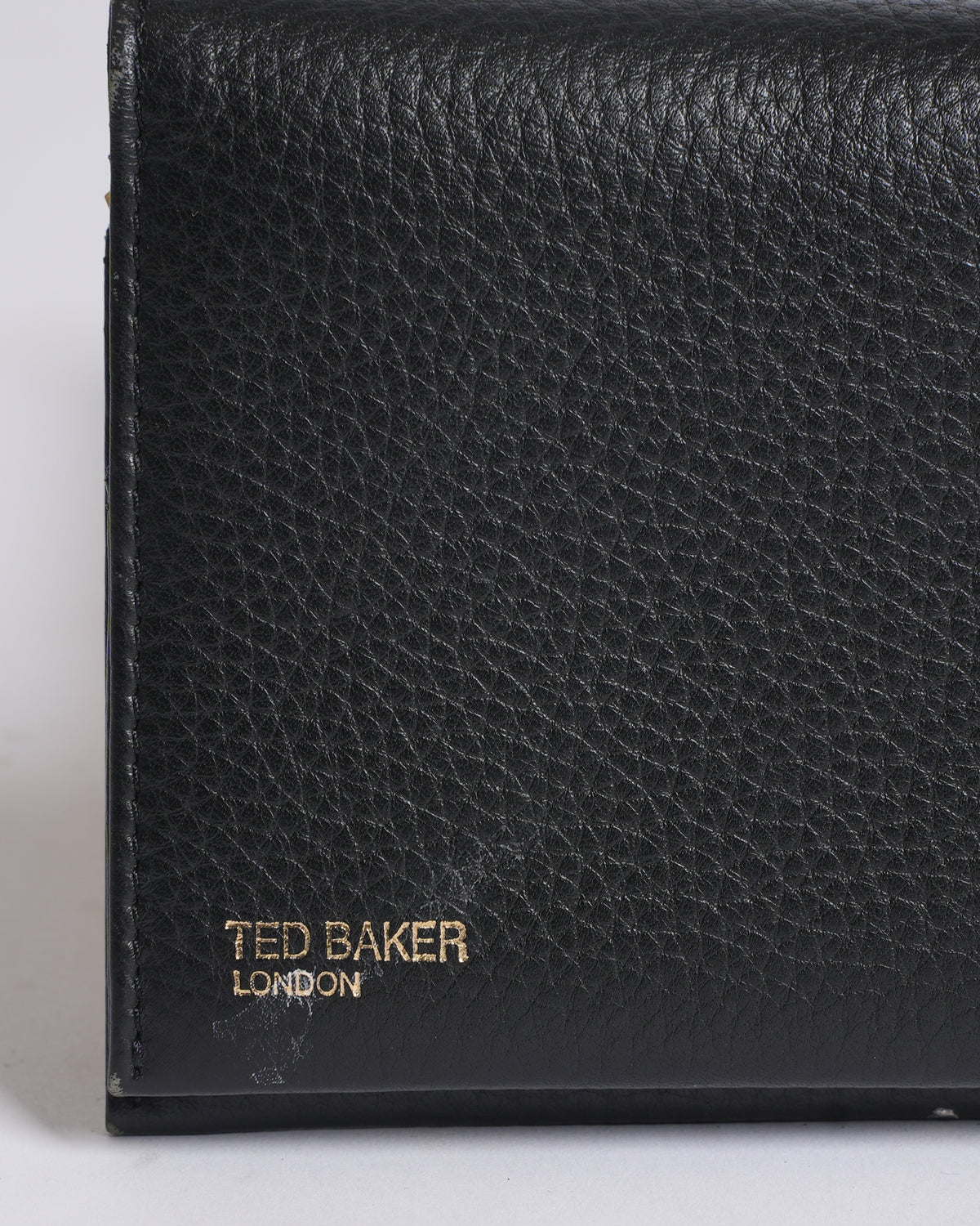 Ted Baker Black Bifold Wallet in Black