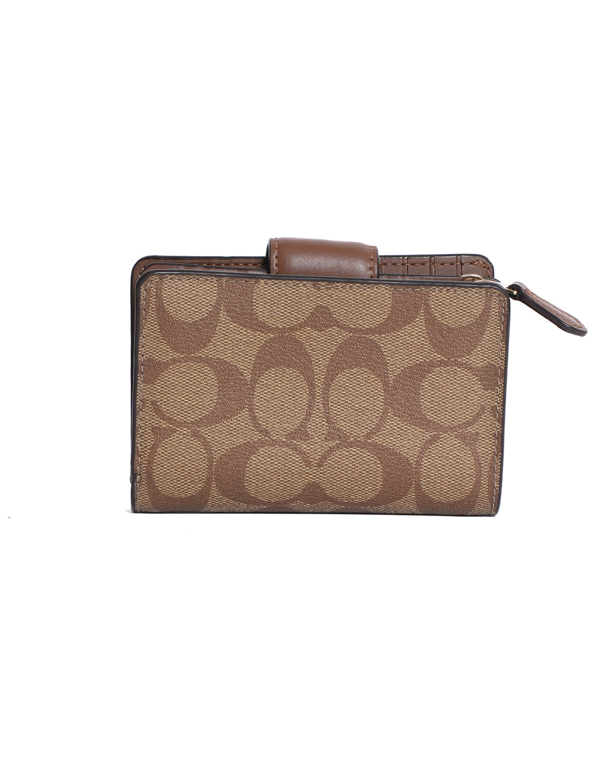 Coach Monogram Corner Zip Wallet