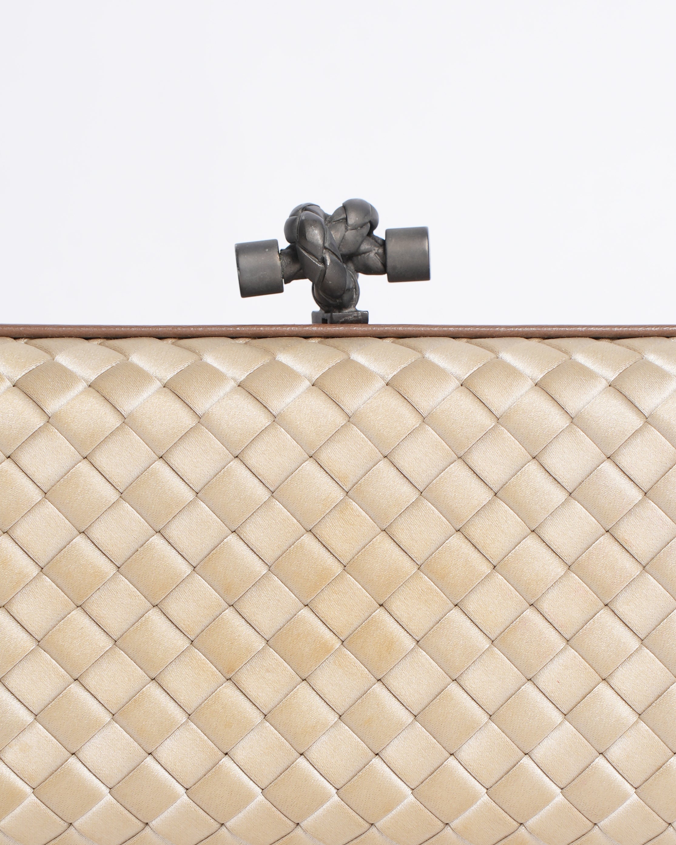 Bottega Veneta Satin Clutch