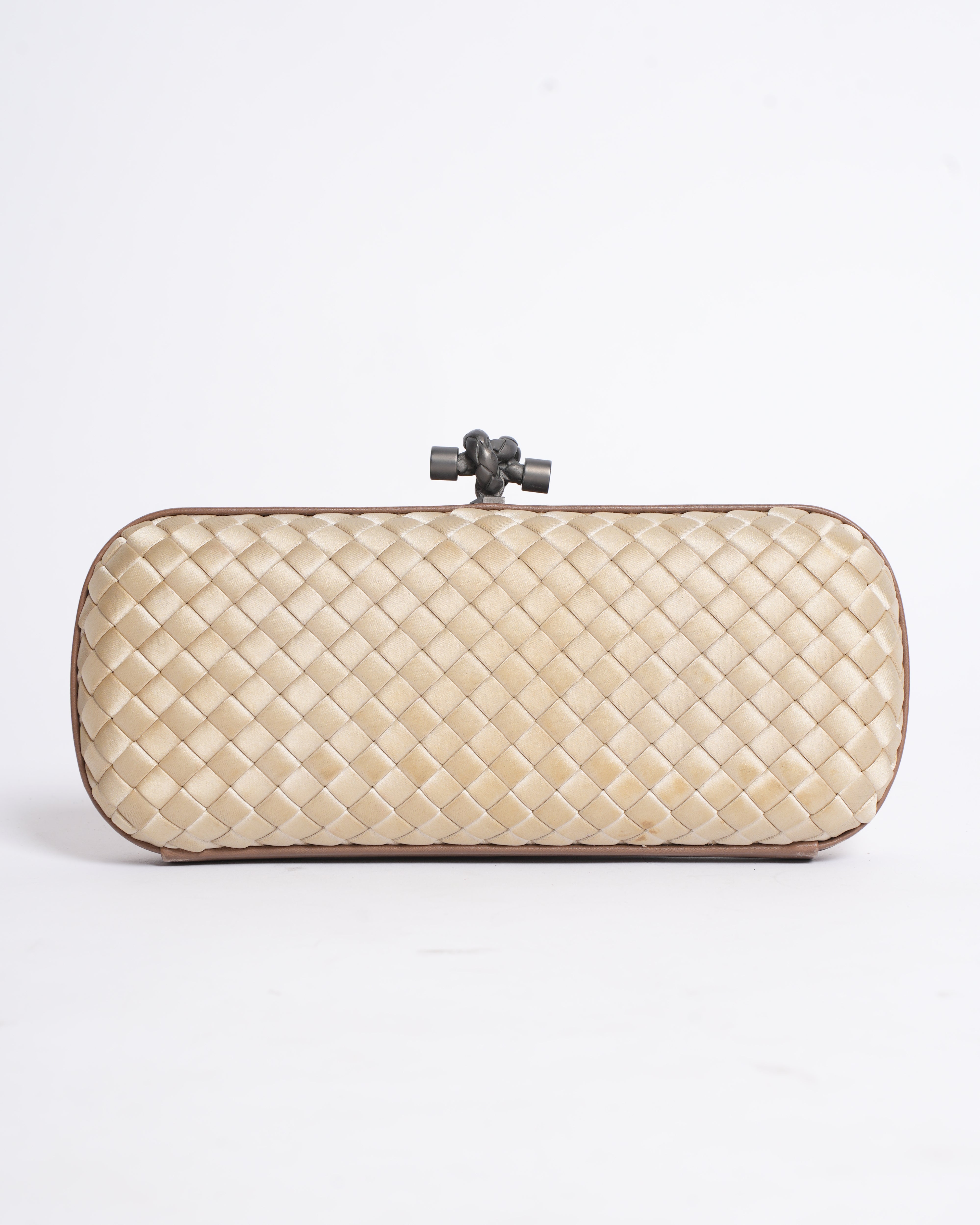 Bottega Veneta Satin Clutch