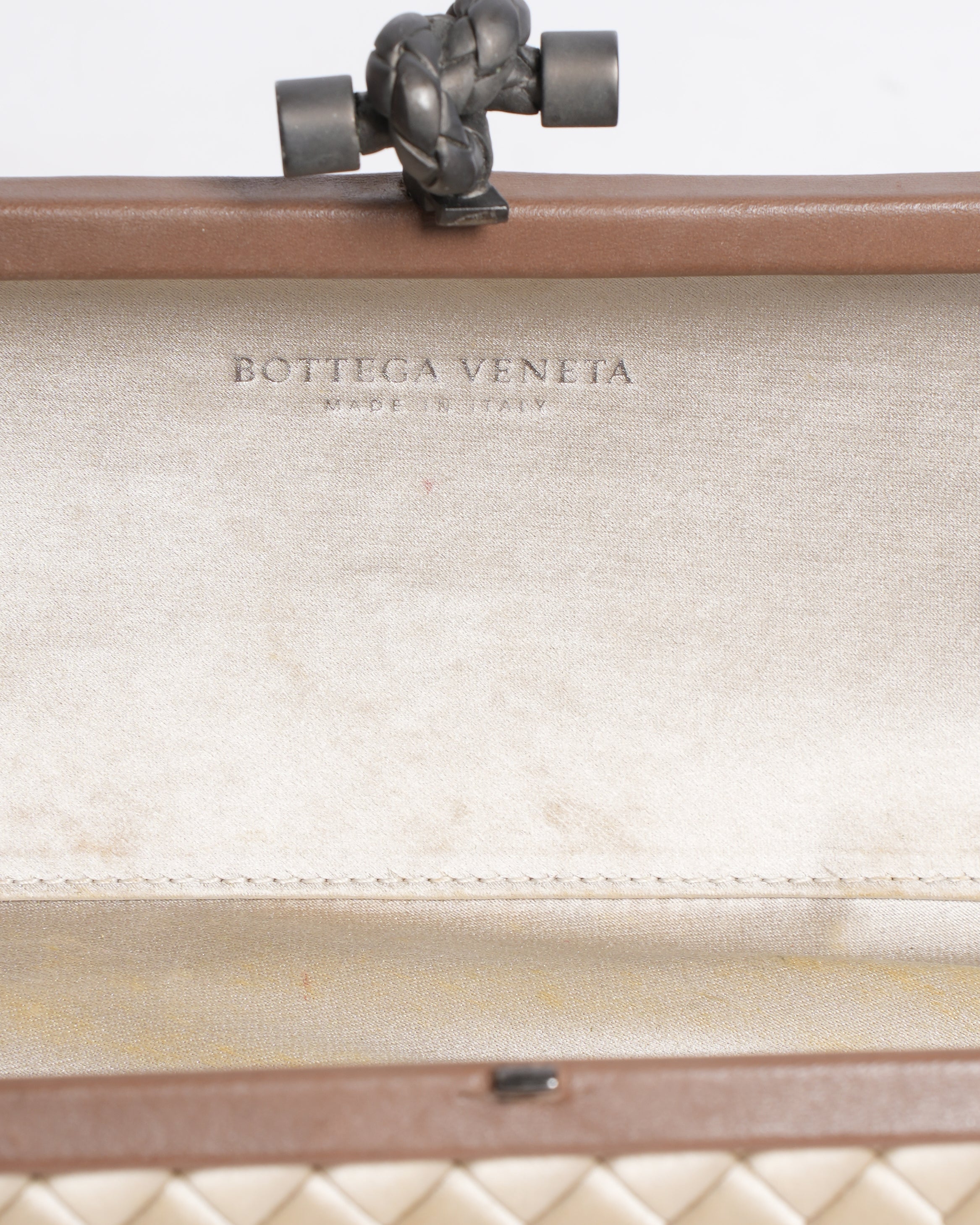 Bottega Veneta Satin Clutch