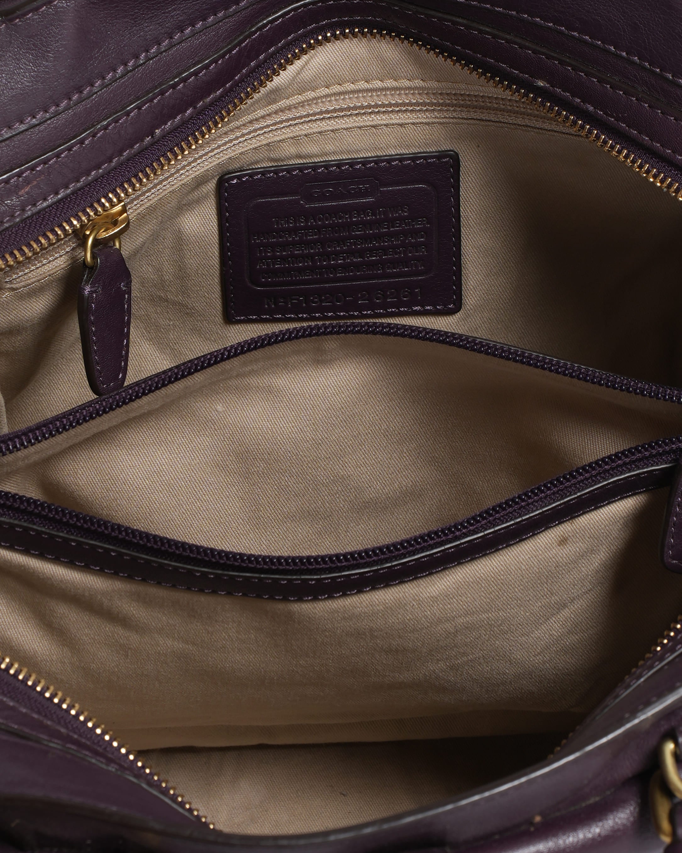 Coach Top Handle Crossbody Bag in Maroon