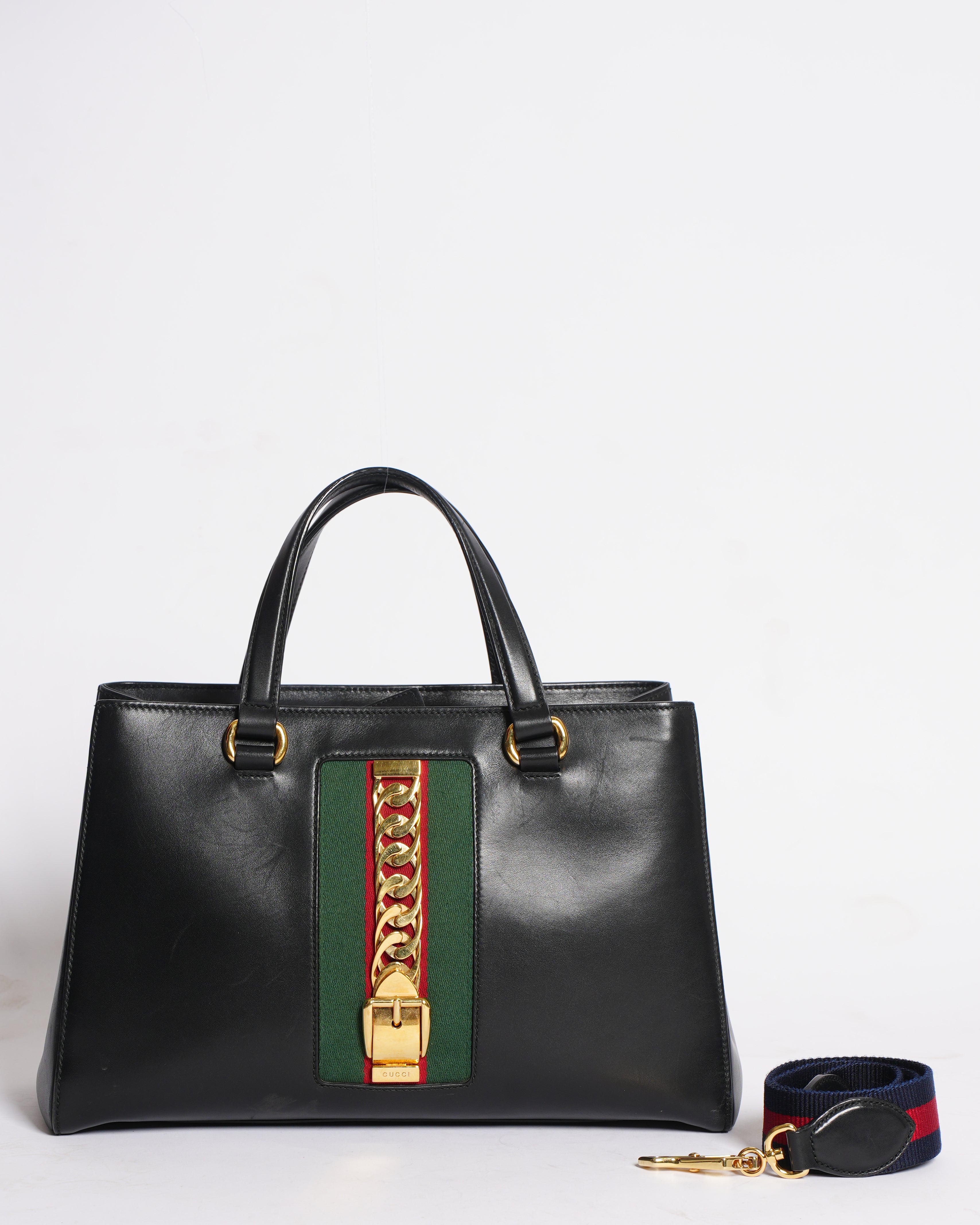 Gucci Tote black padlock Bag