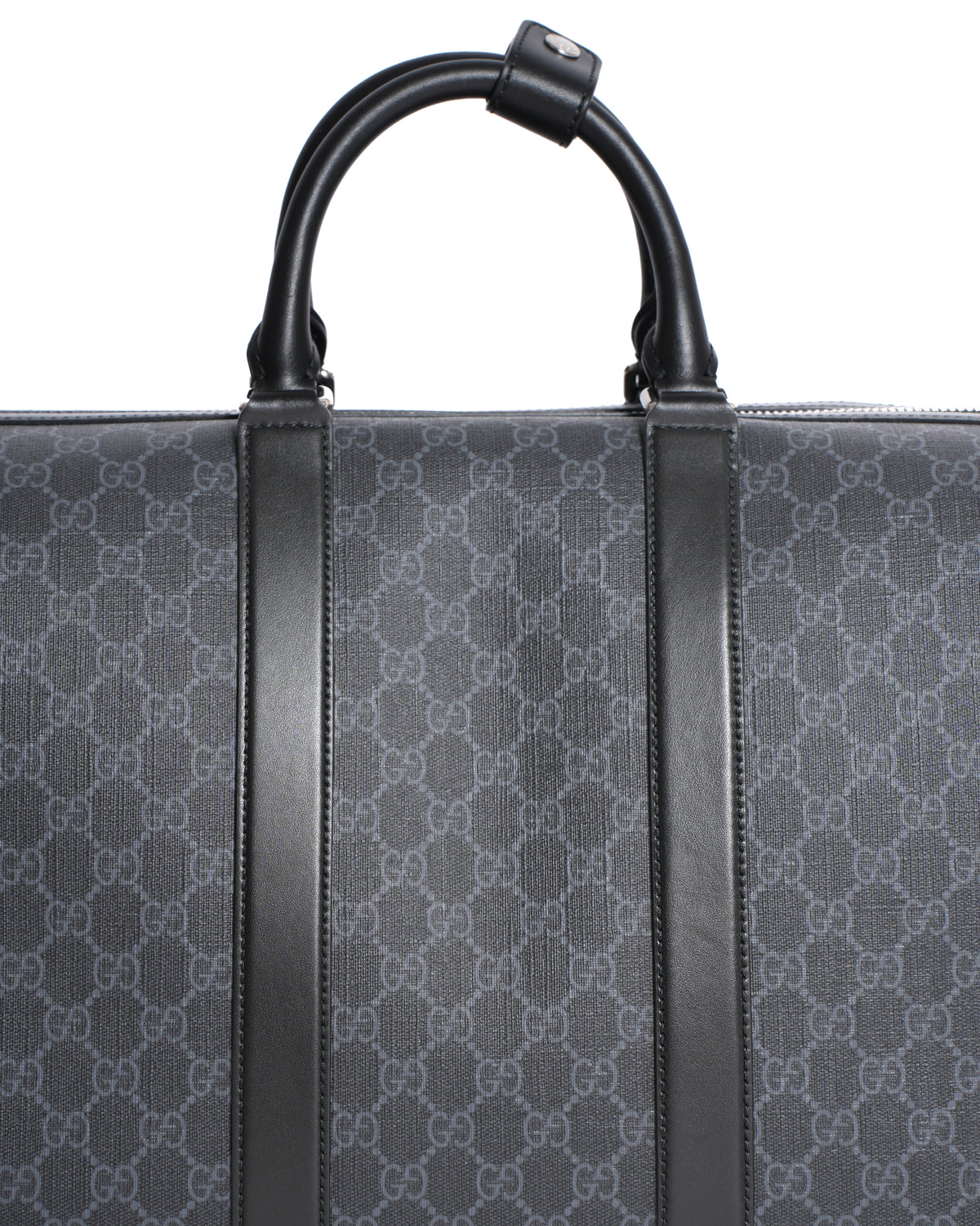 New Gucci Monogram Duffle Bag with Detachable Crossbody Strap