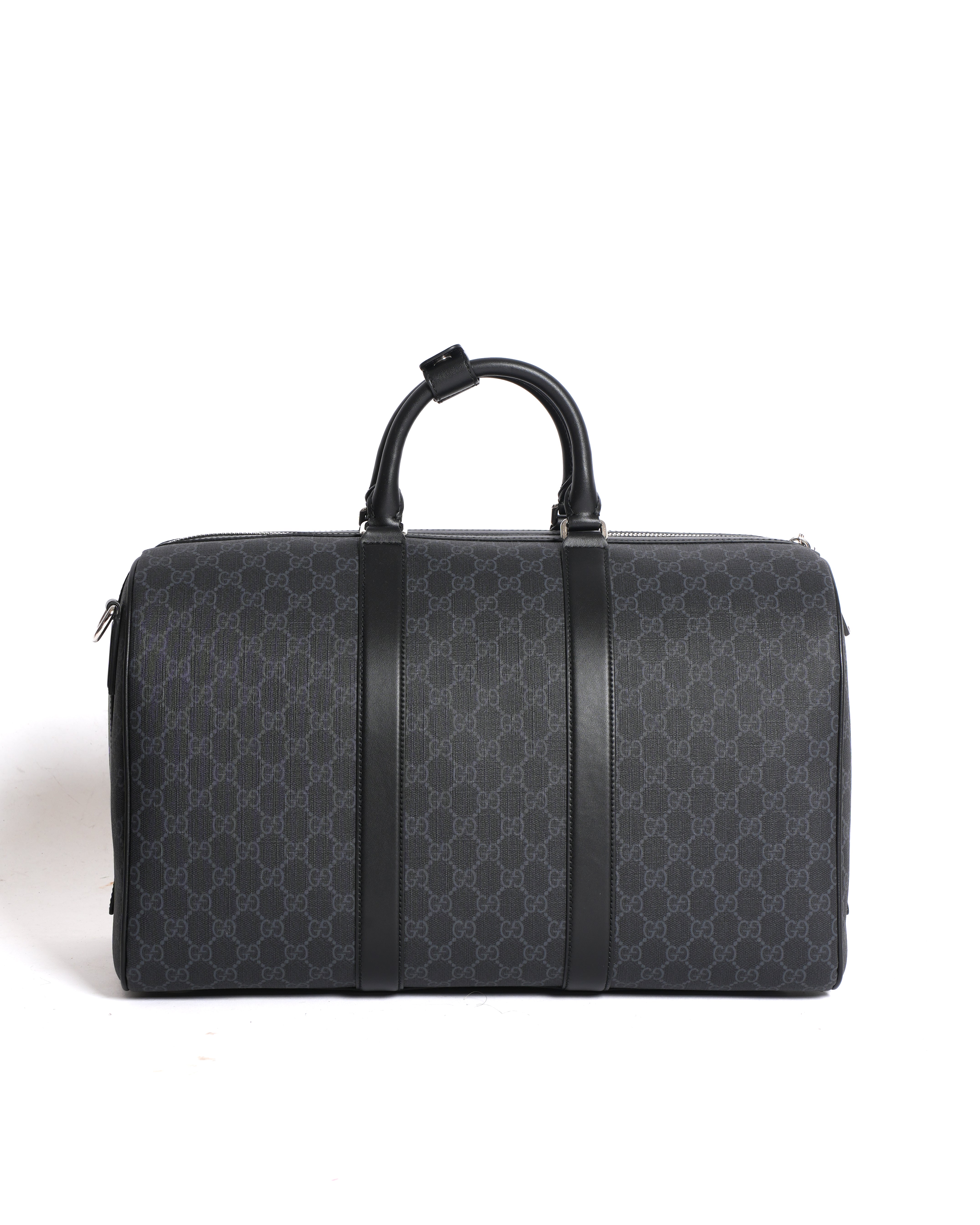 New Gucci Monogram Duffle Bag with Detachable Crossbody Strap