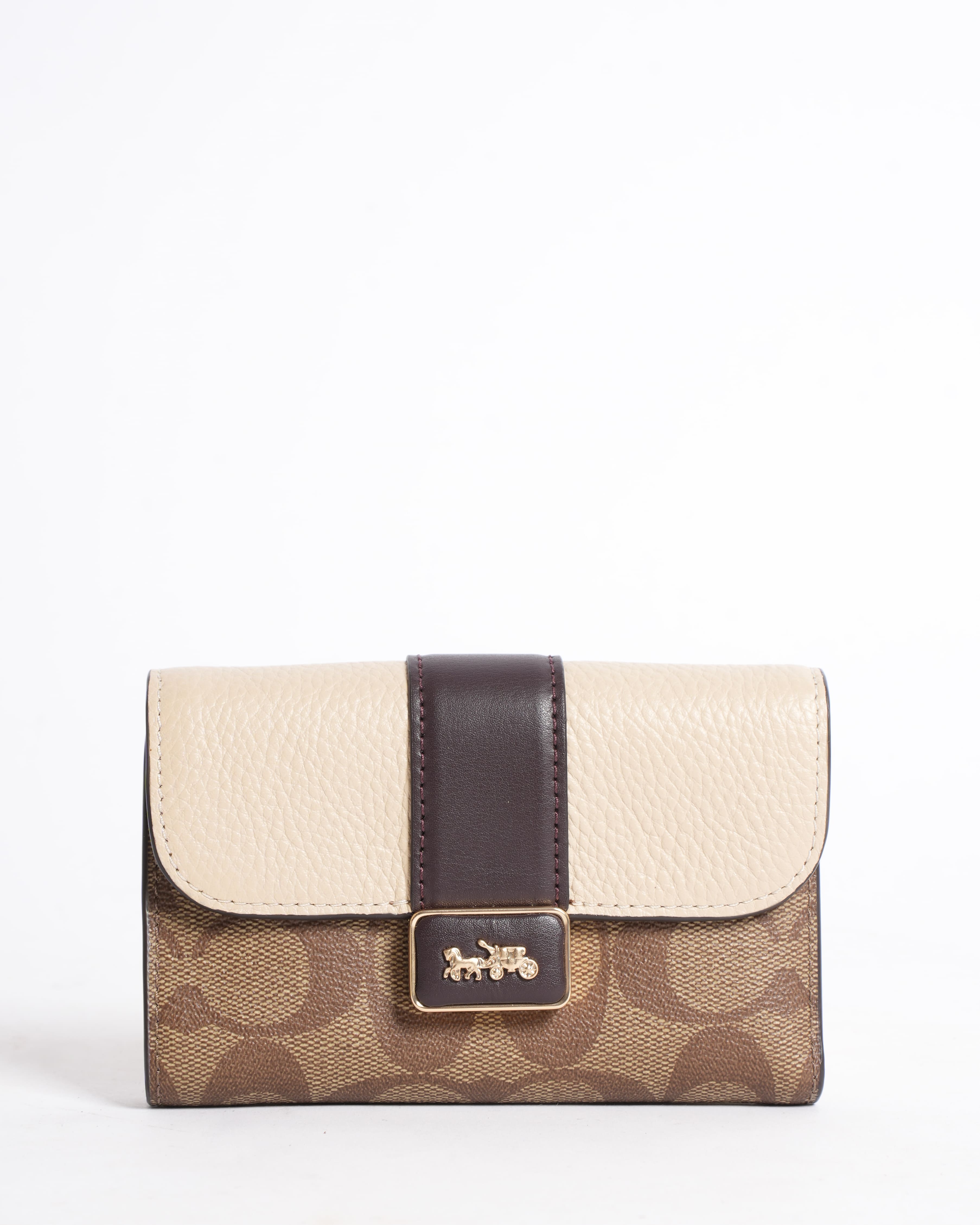 Coach Women's Grace Wallet in Monogram Canvas & Leather