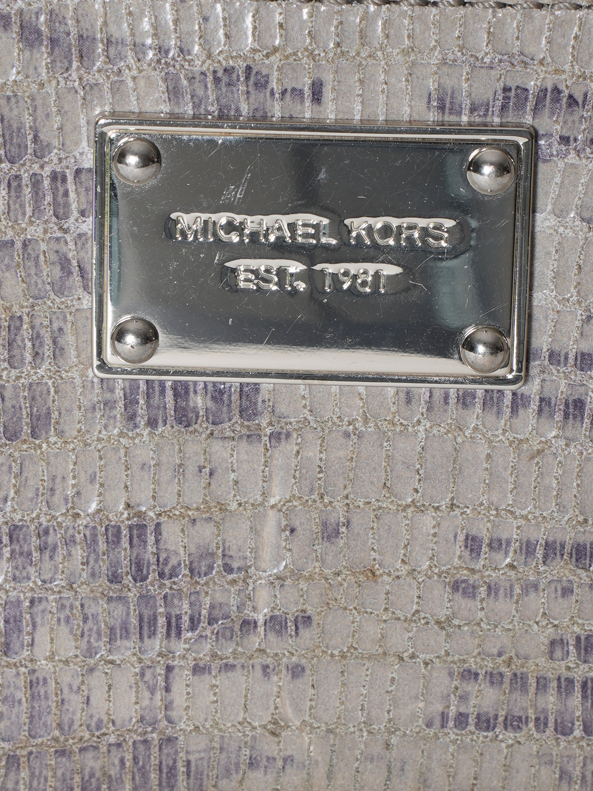 Michael Kors Leather Shoulder Tote Bag