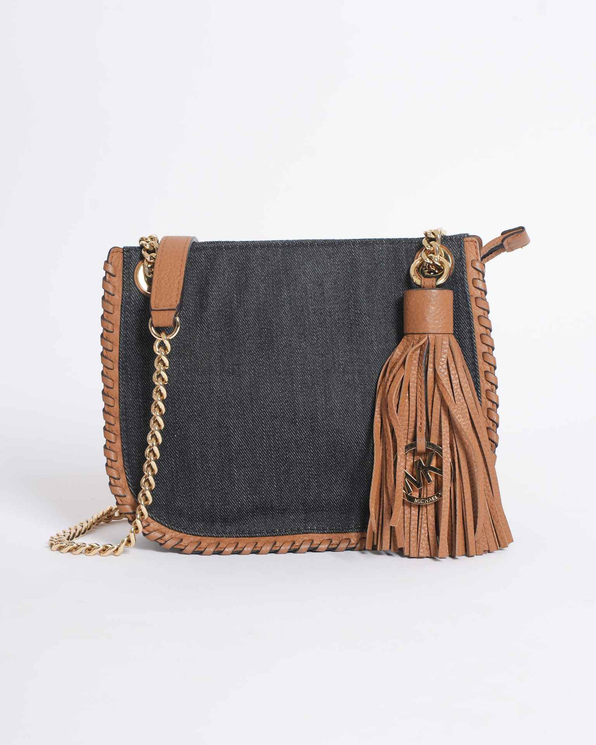 Michael Kors Denim & Leather Chelsea Crossbody