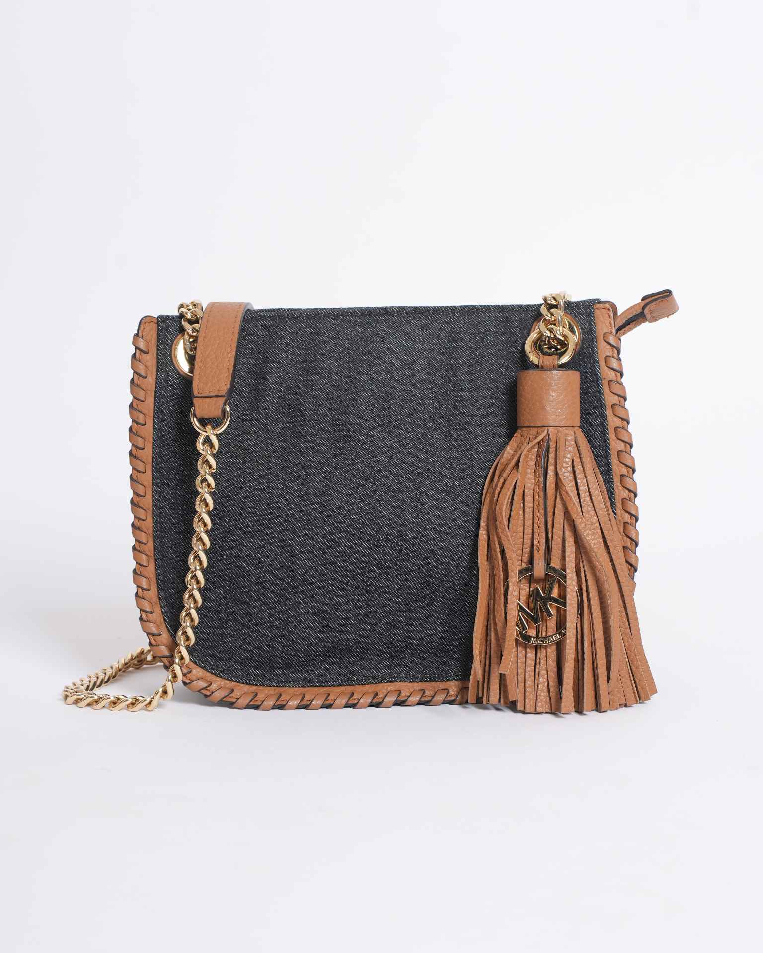 Michael Kors Denim & Leather Chelsea Crossbody