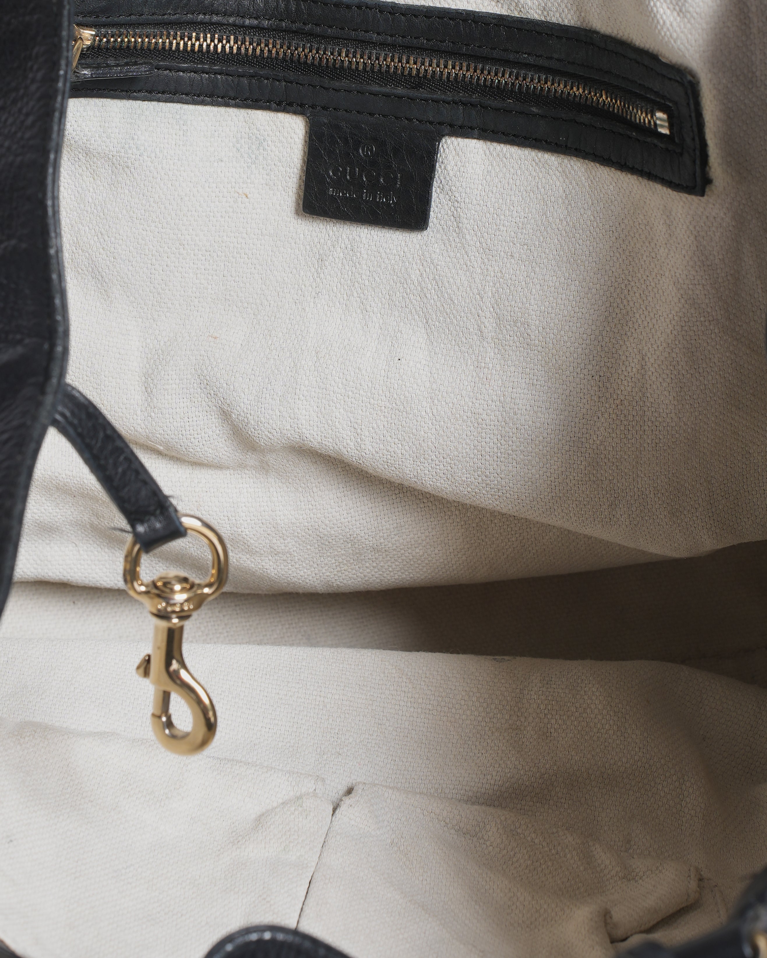 Gucci Black Soho Leather Tote Bag