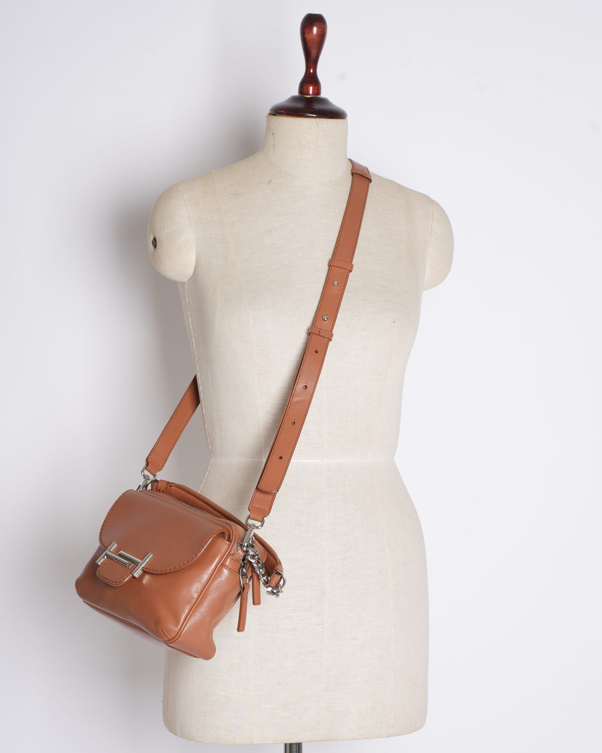 Tod's Double T Crossbody Bag in Brown