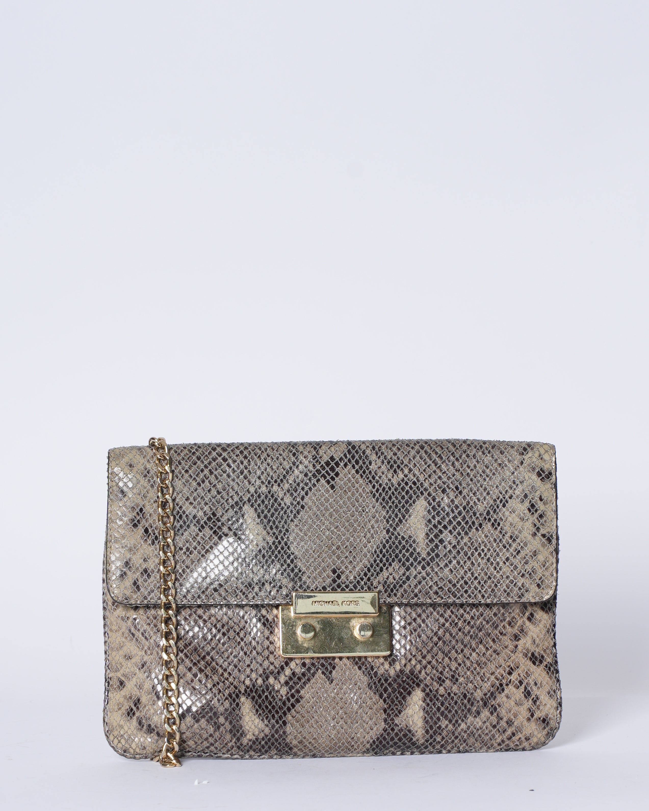 MK Exotic Leather Clutch