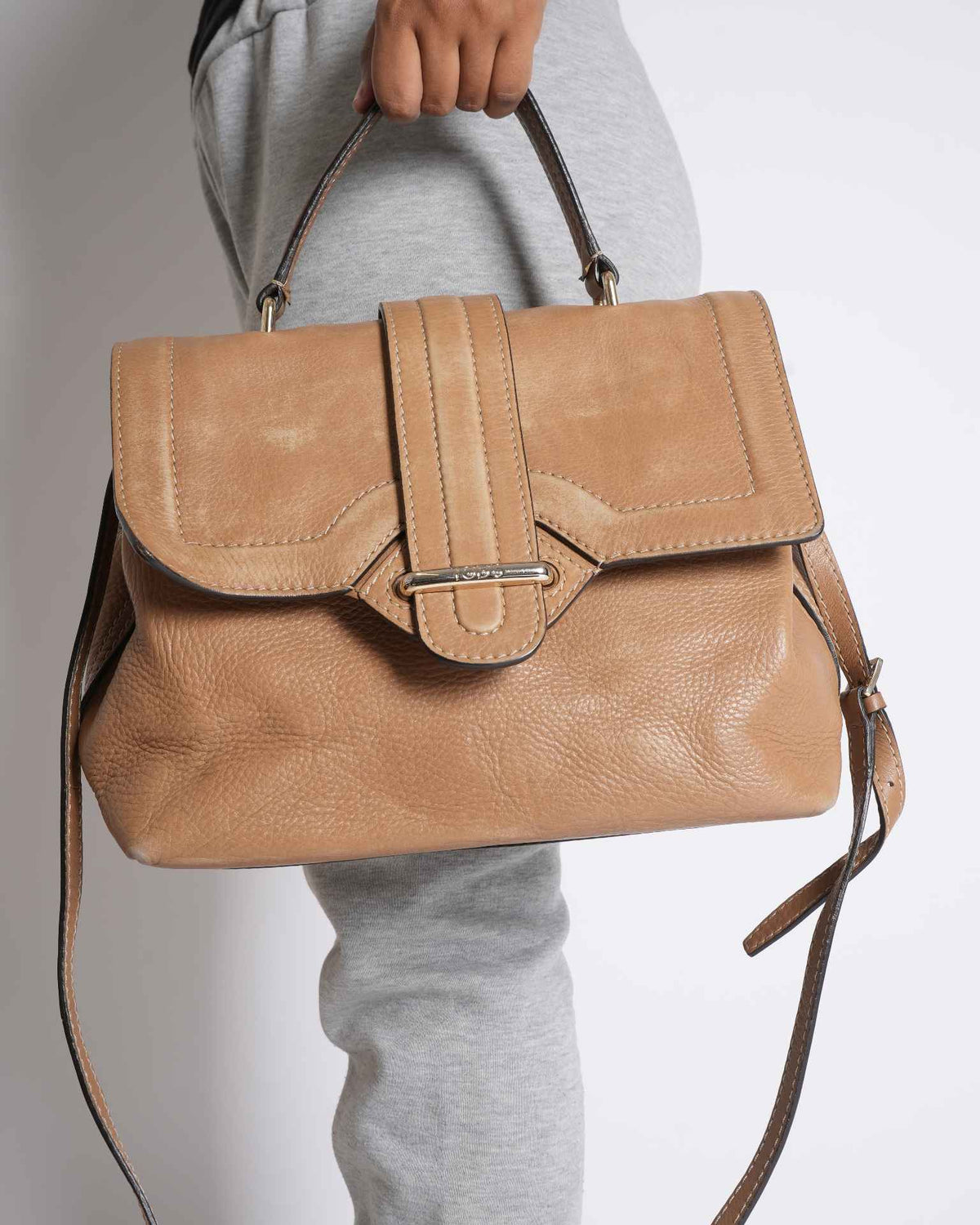 Tod's Brown Passante Patta Bag