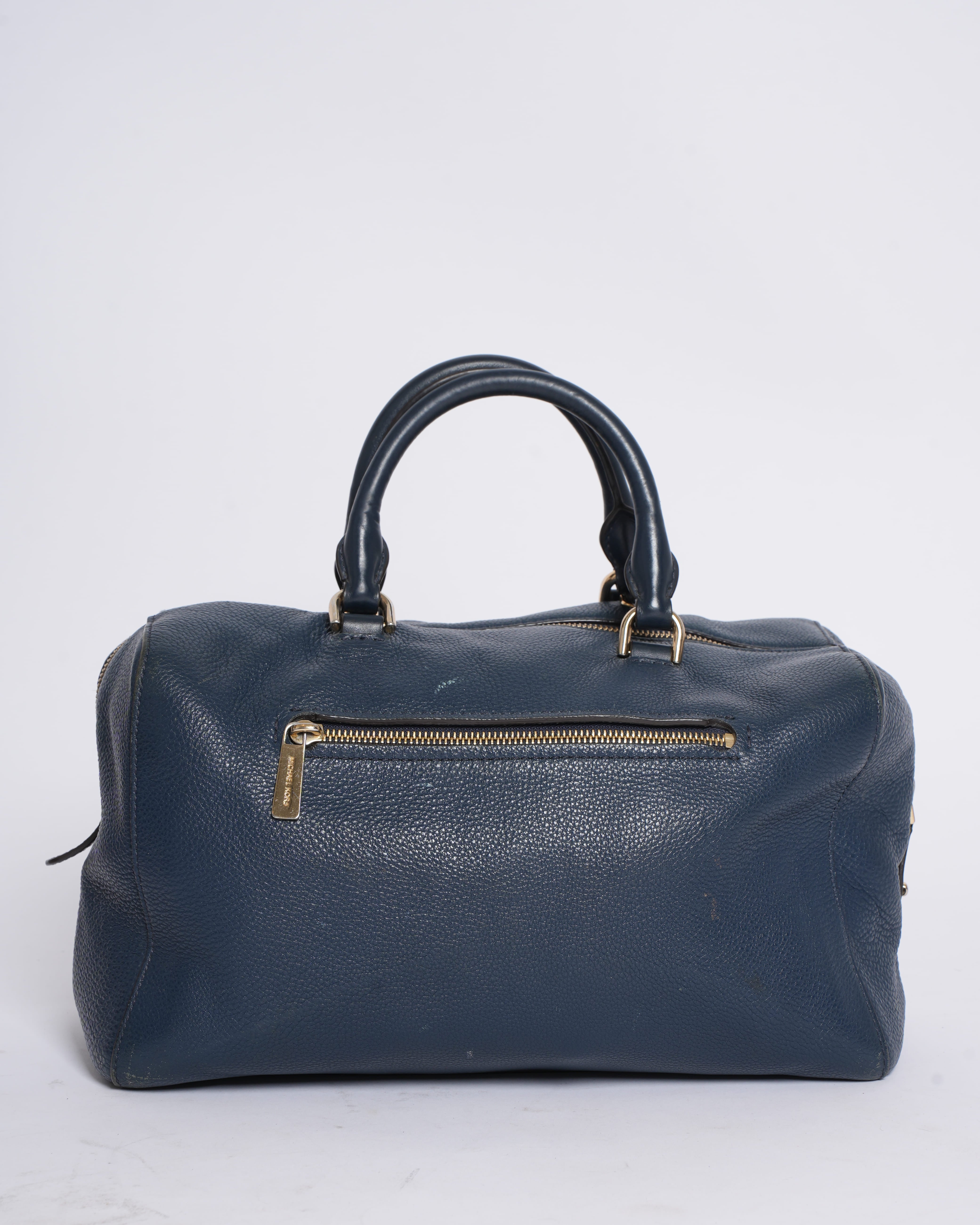 Michael Kors Top Handle Bag in Navy Blue