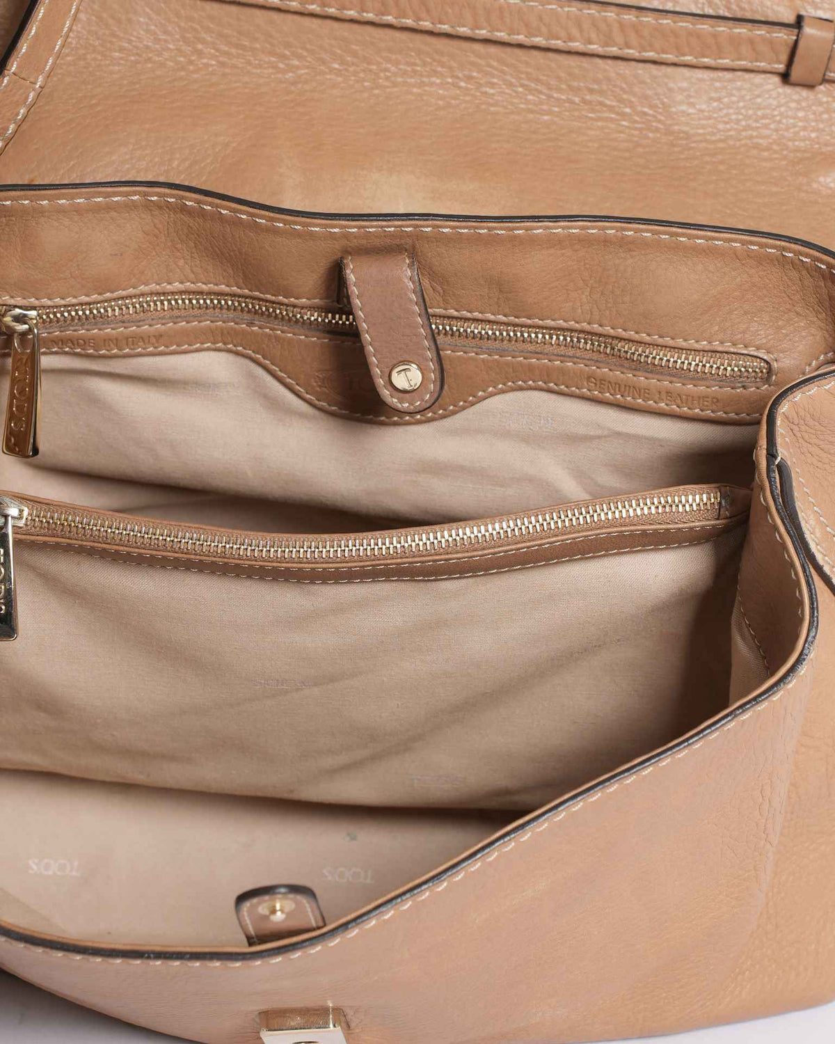 Tod's Brown Passante Patta Bag