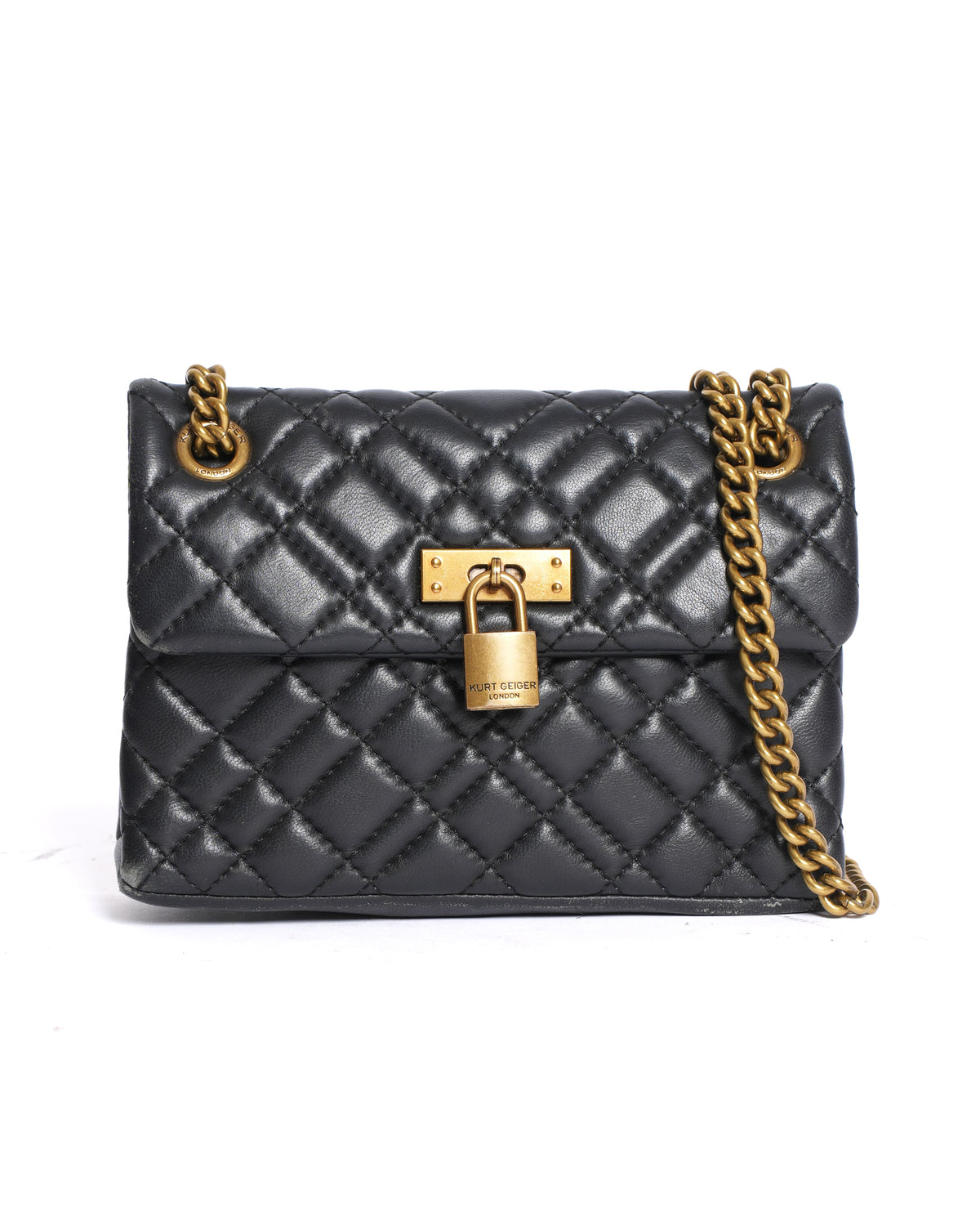 Kurt Geiger Brixton Quilted Lock Bag