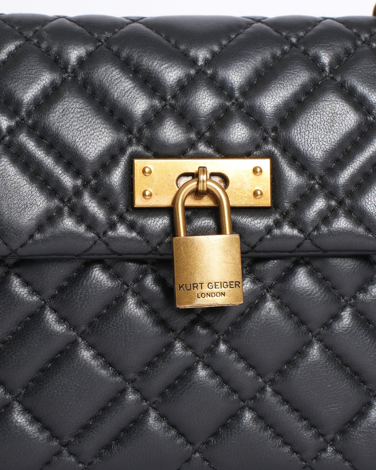 Kurt Geiger Brixton Quilted Lock Bag