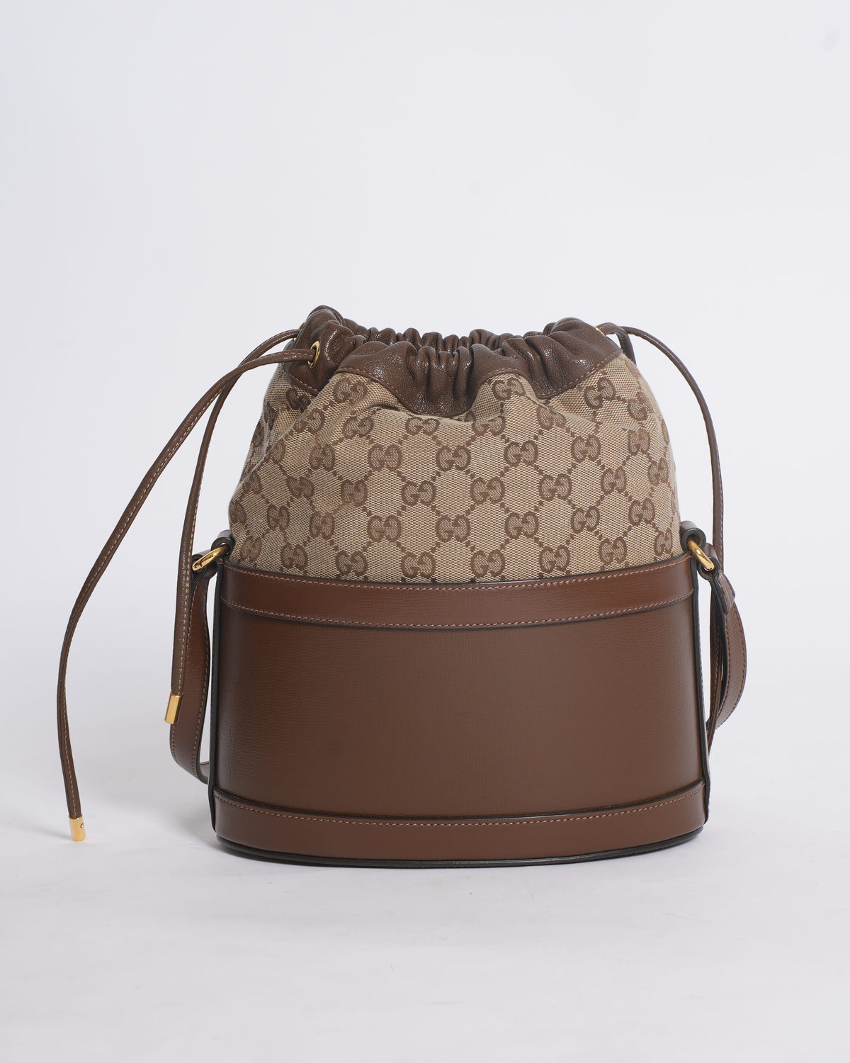 Gucci gg canvas horsebit 1955 bucket bag