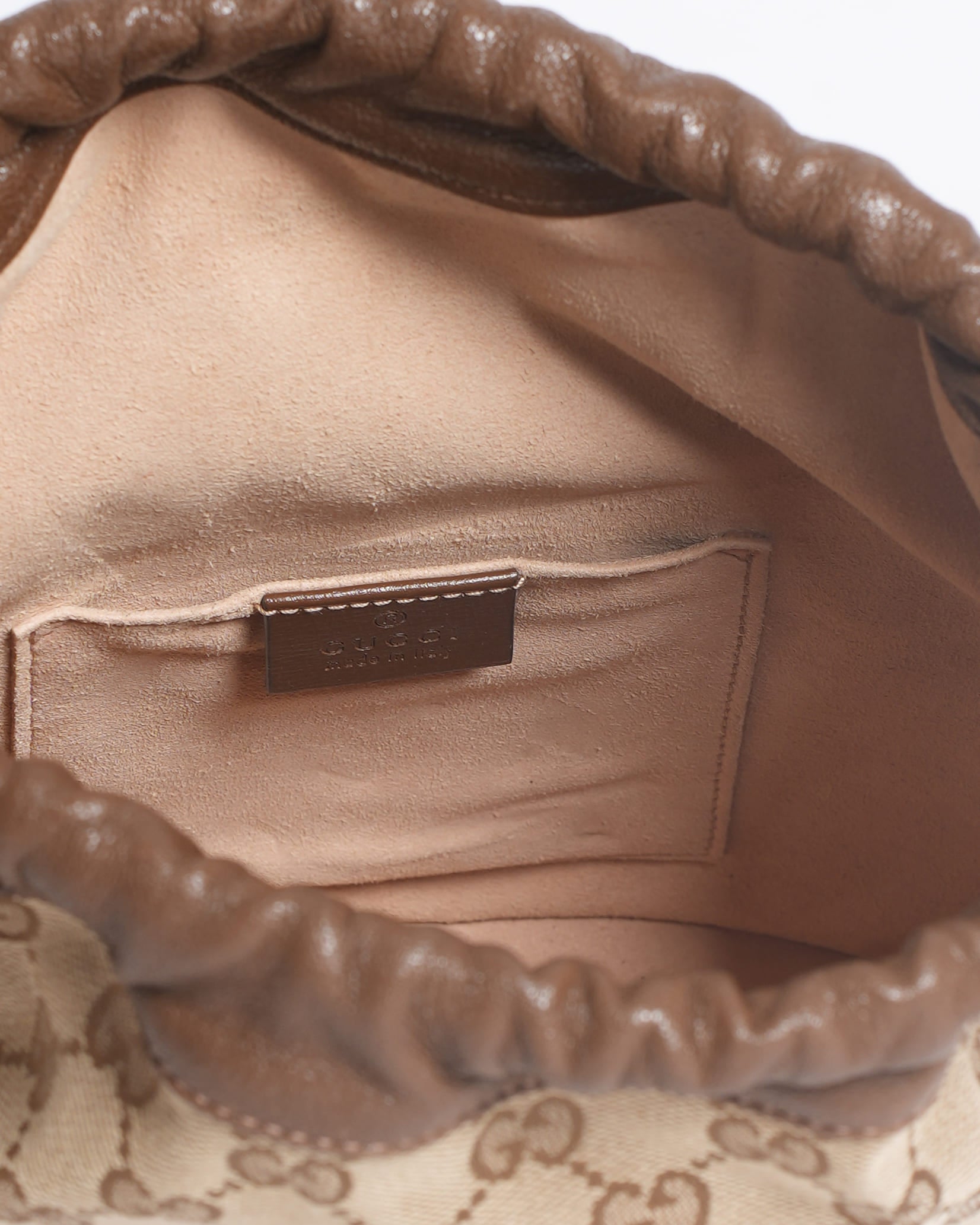 Gucci gg canvas horsebit 1955 bucket bag