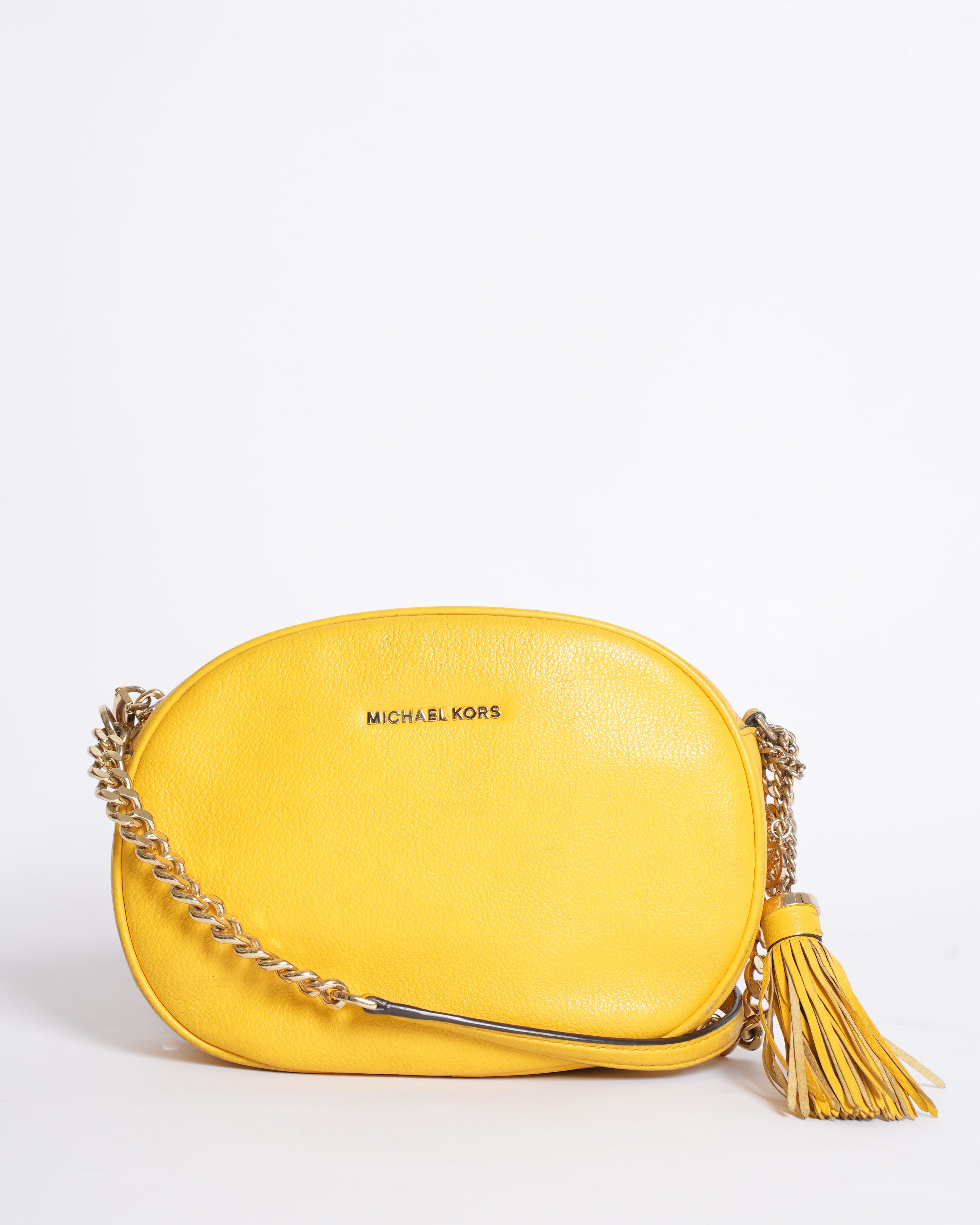 Michael Kors Yellow Crossbody Bag