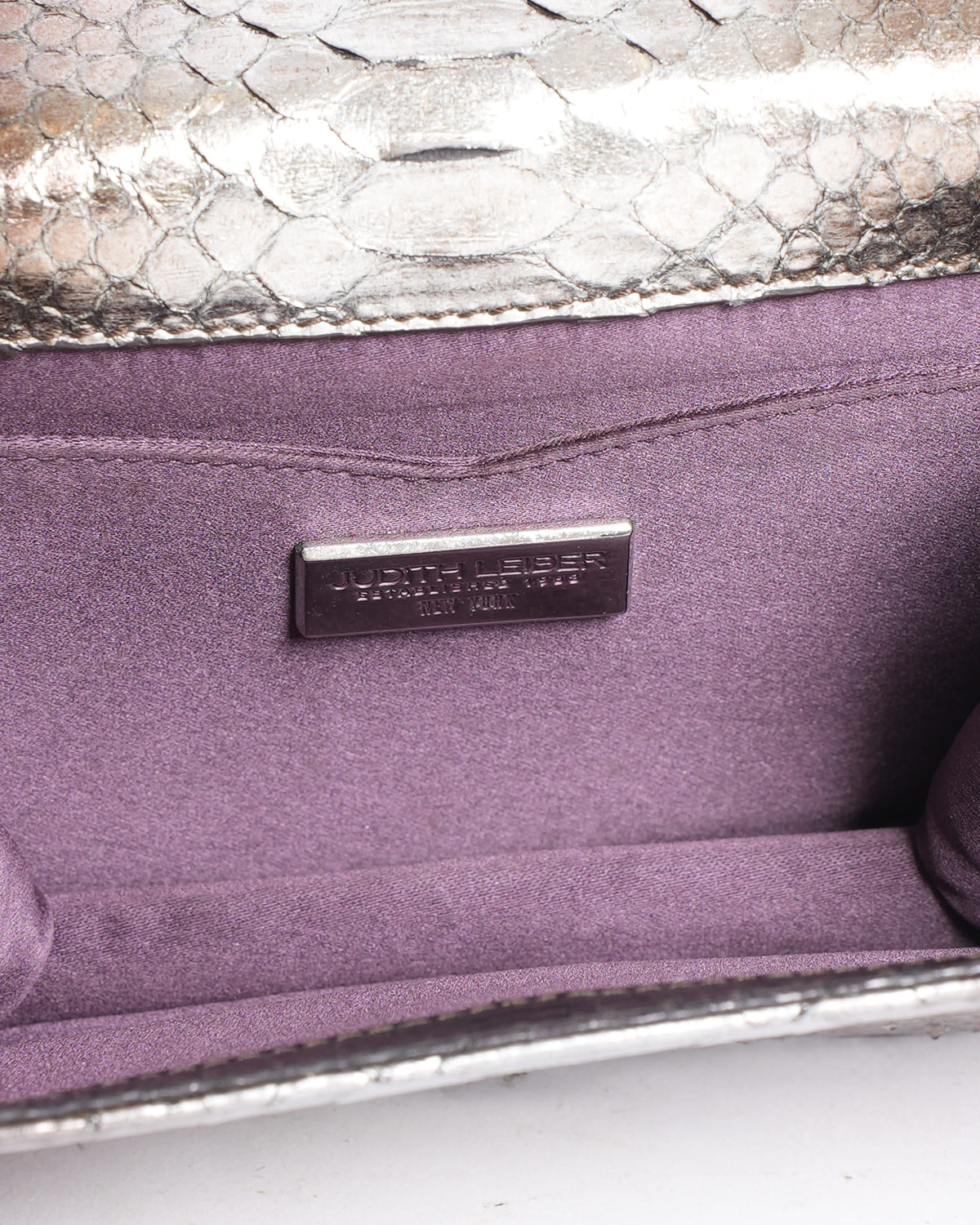 Judith Leiber Snakeskin Clutch Bag