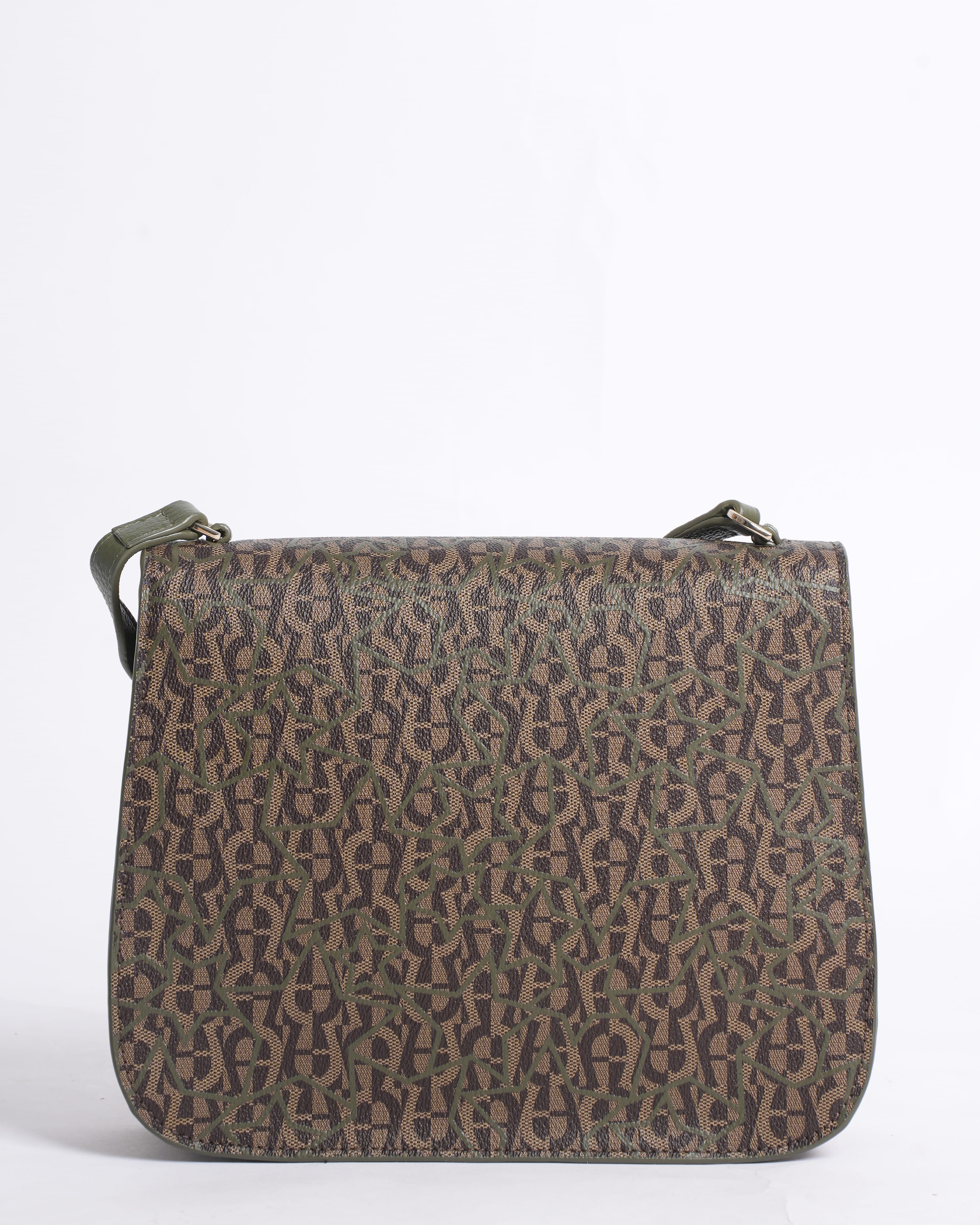 Aigner Monogram Crossbody Bag