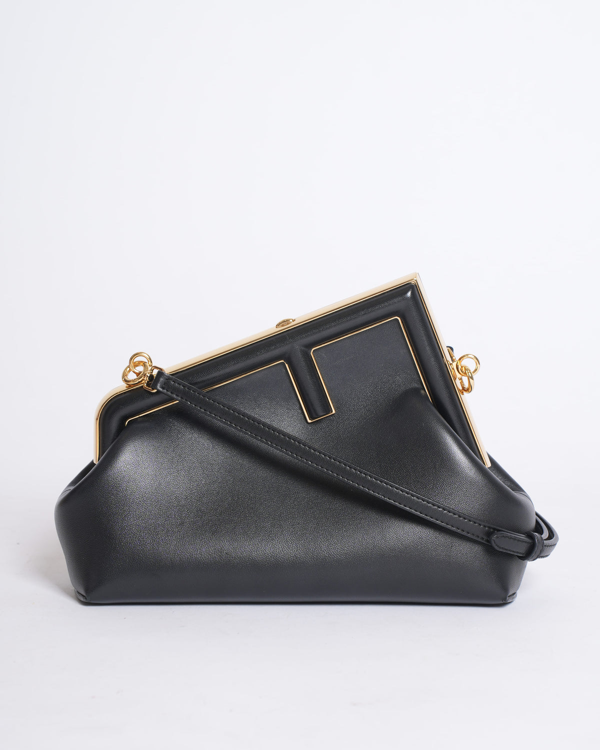 Fendi First Small Black Nappa Leather Bag