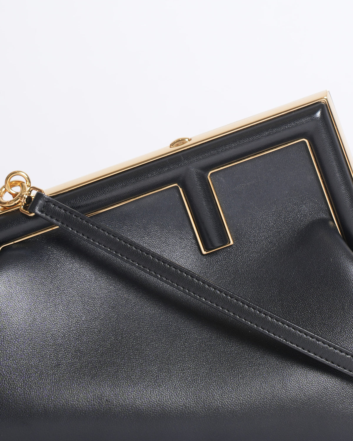 Fendi First Small Black Nappa Leather Bag