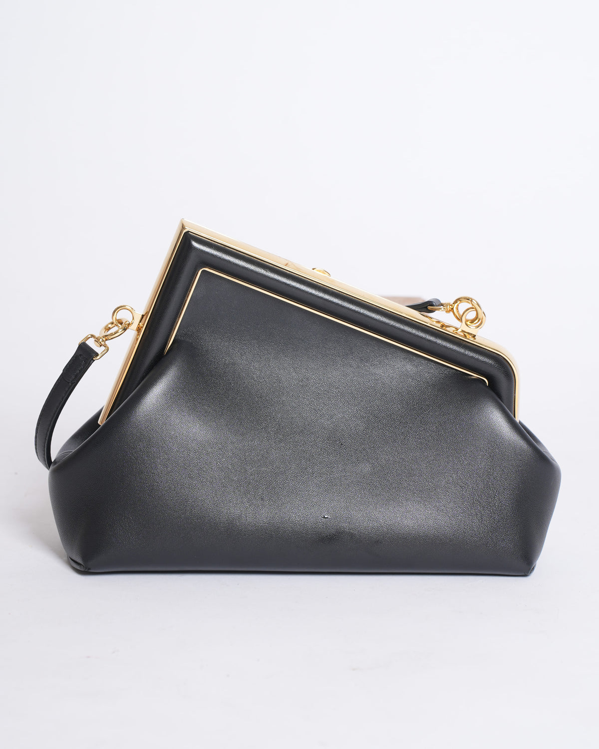 Fendi First Small Black Nappa Leather Bag