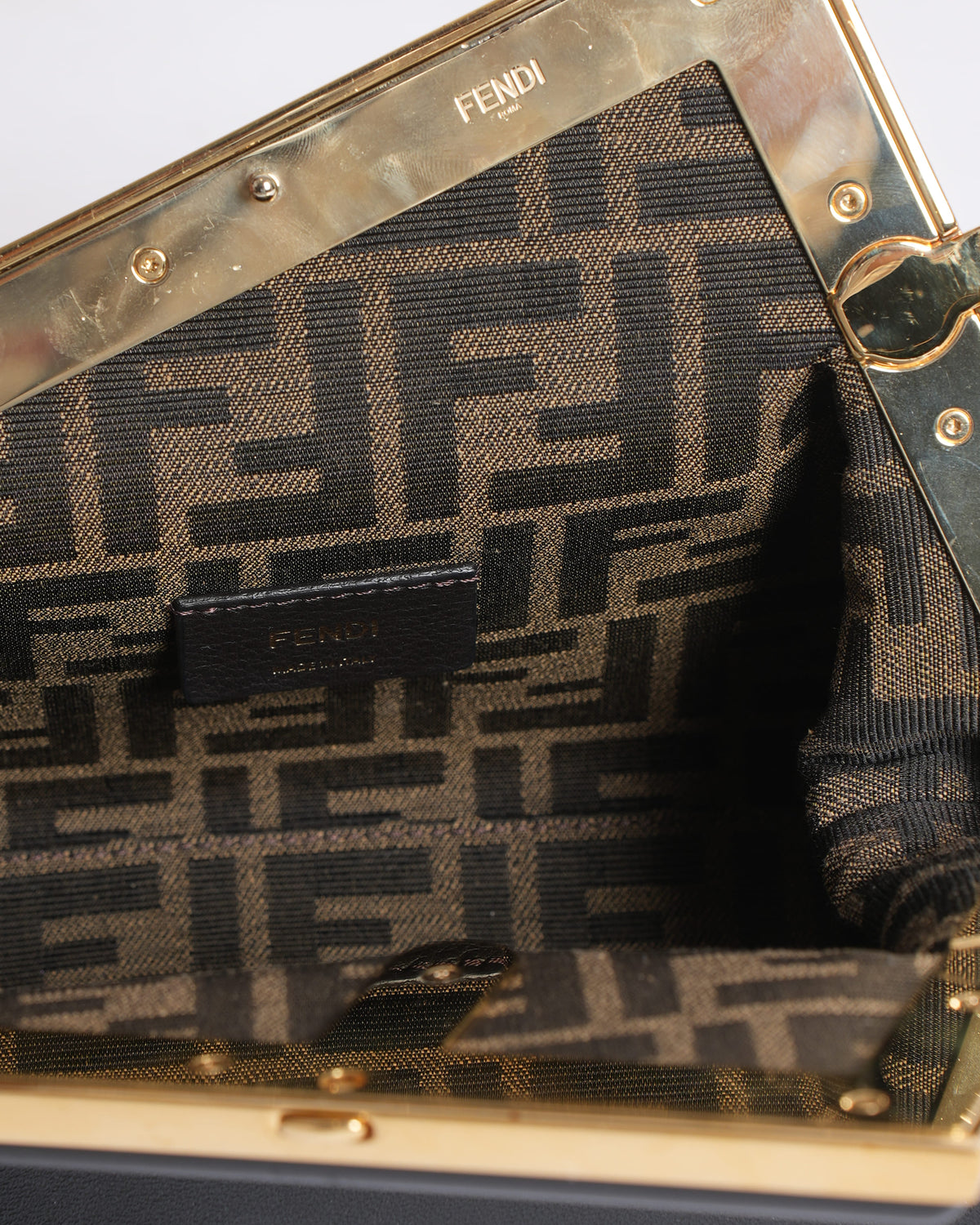 Fendi First Small Black Nappa Leather Bag