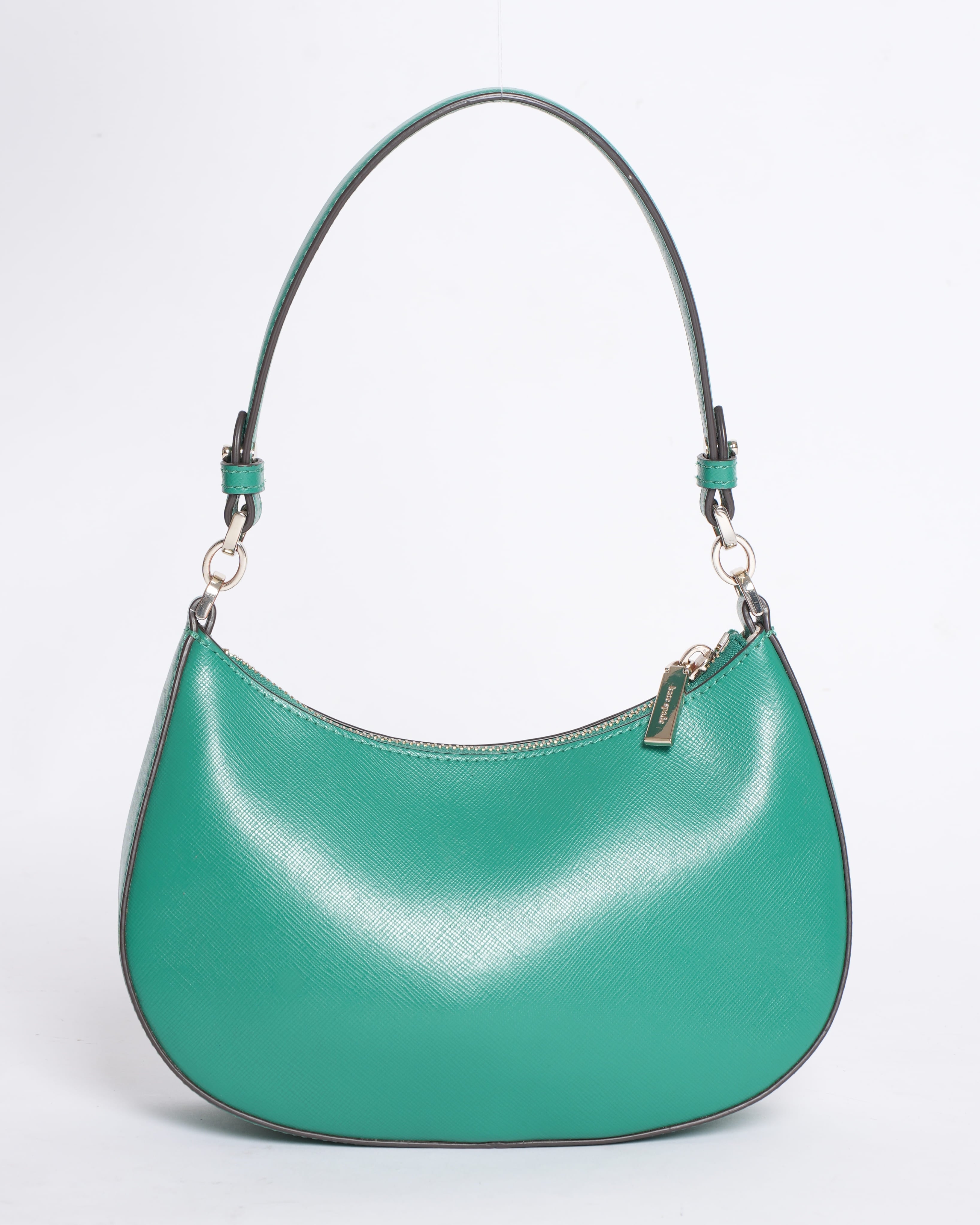 Kate Spade Stacy Saffiano Leather Shoulder Bag in Green