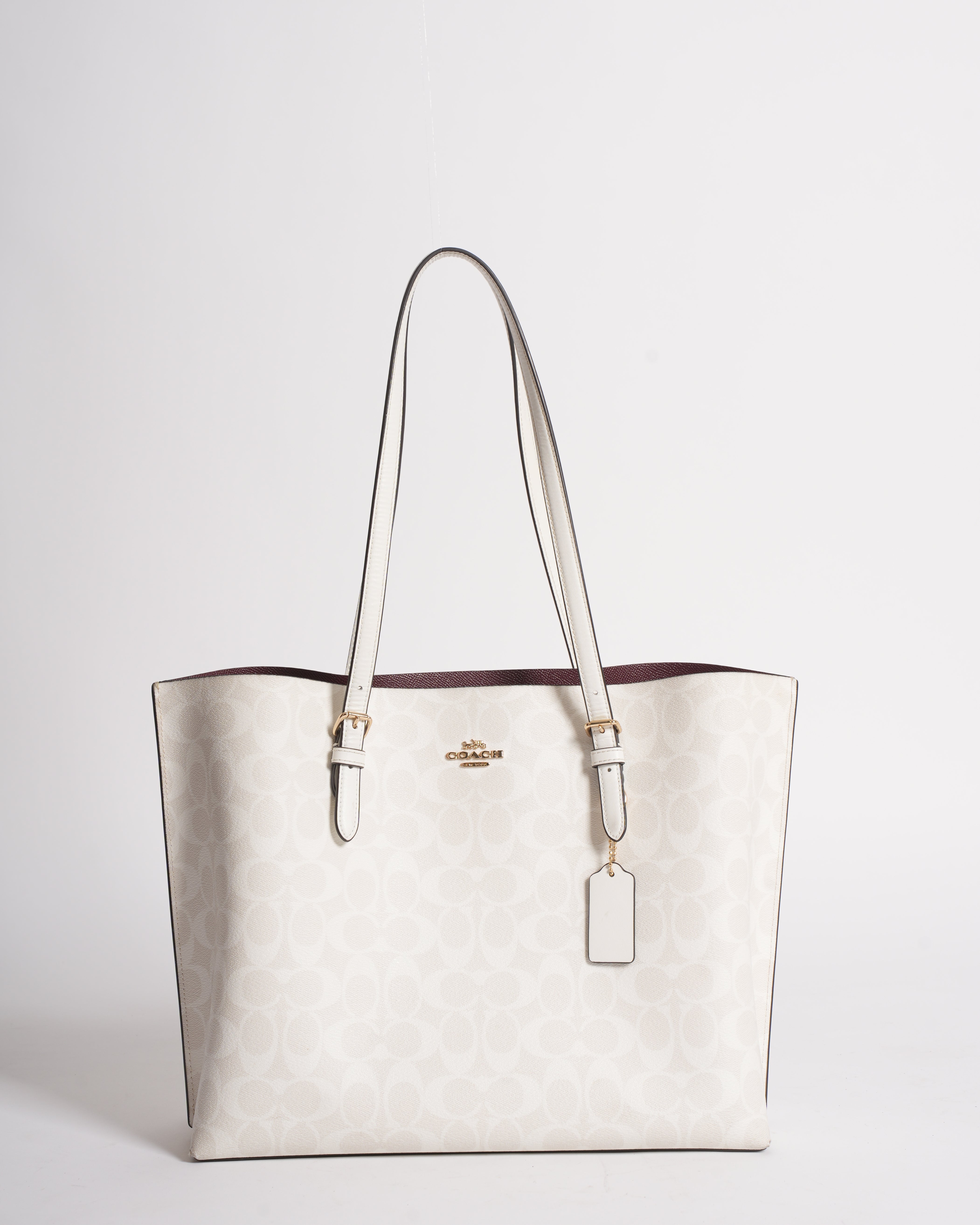 Coach Monogram Mollie Tote In Signature Canvas