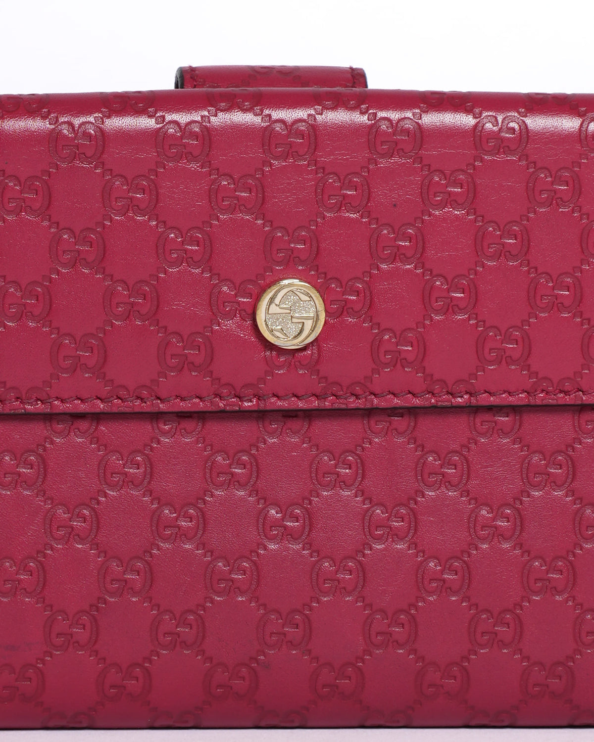 Gucci Micro Guccissima Continental Flap Wallet