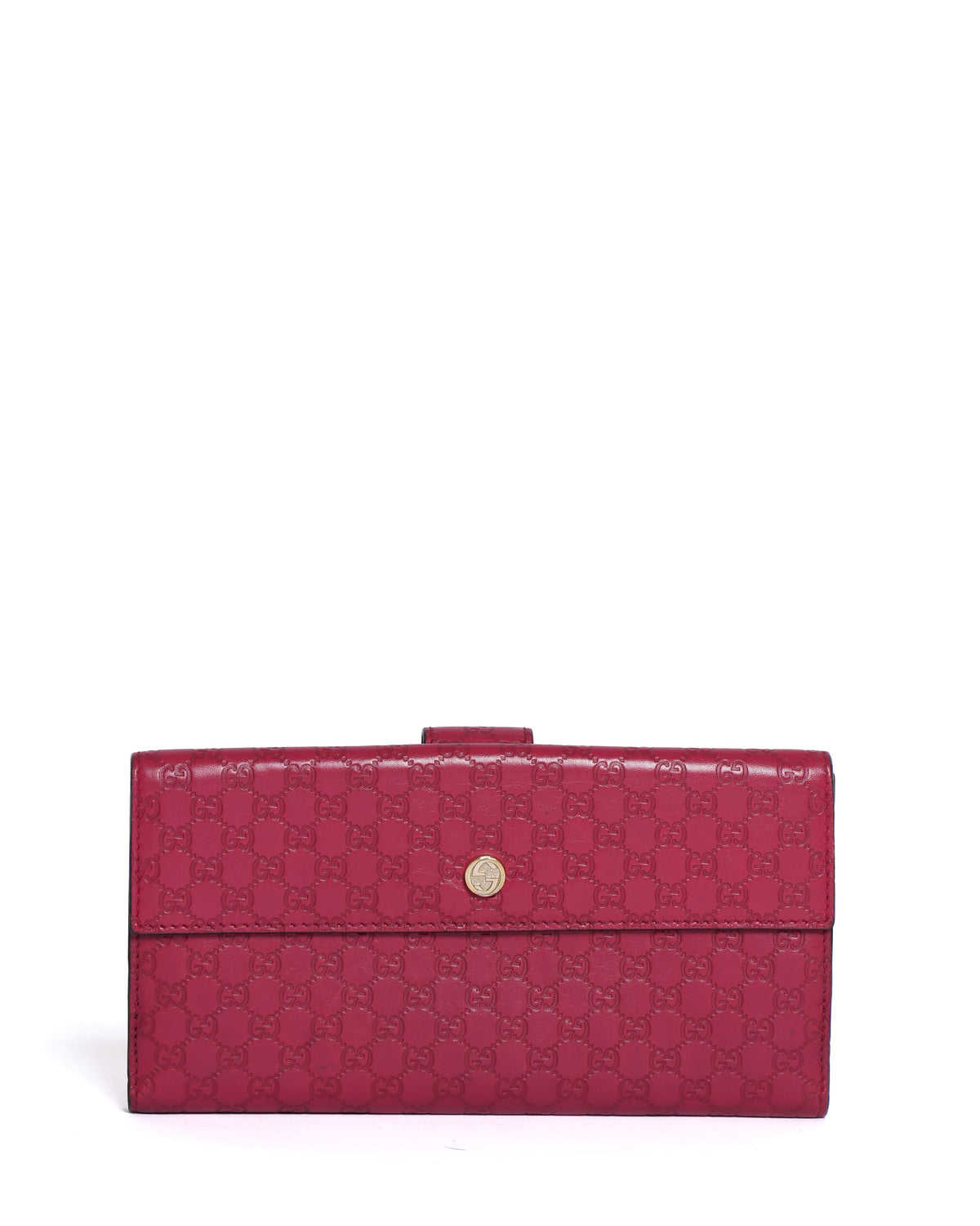 Gucci Micro Guccissima Continental Flap Wallet