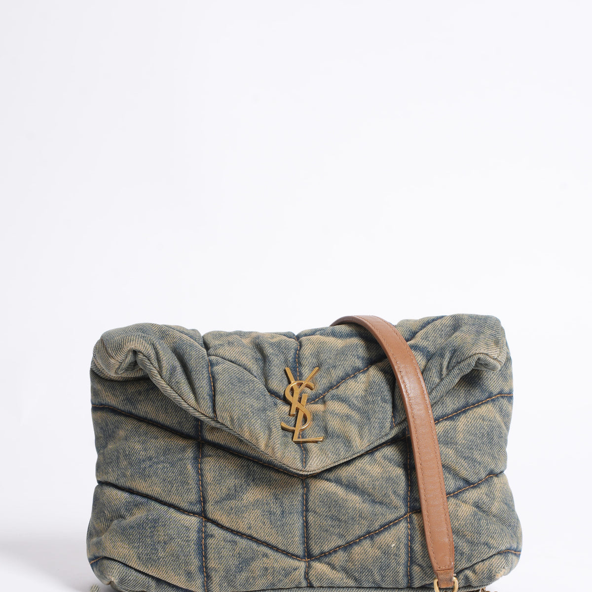 Yves Saint Ysl Jeans Bag YVES SAINT LAURENT Vintage Puffer Medium 