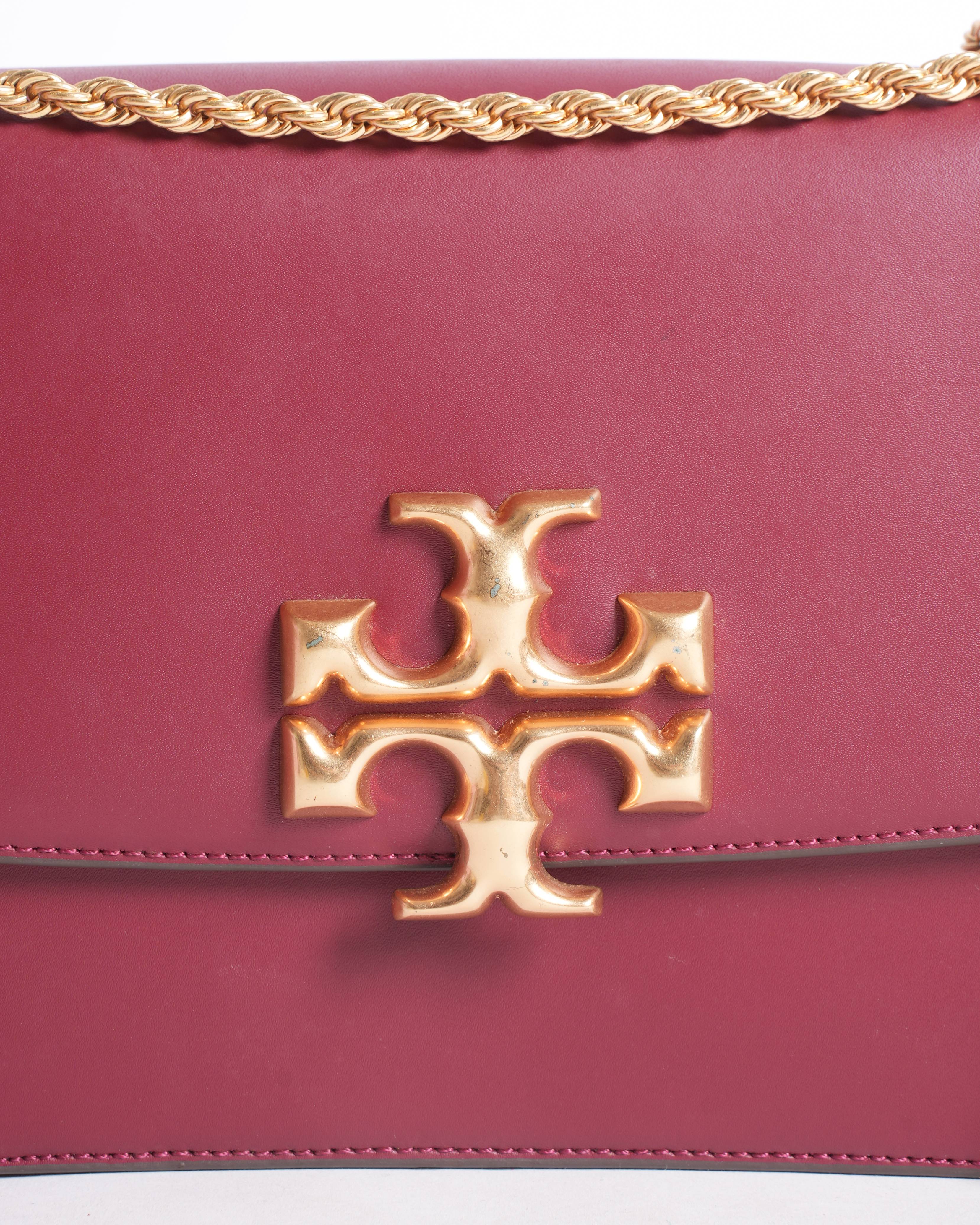 Tory Burch Eleanor Small Convertible Shoulder Bag In Red