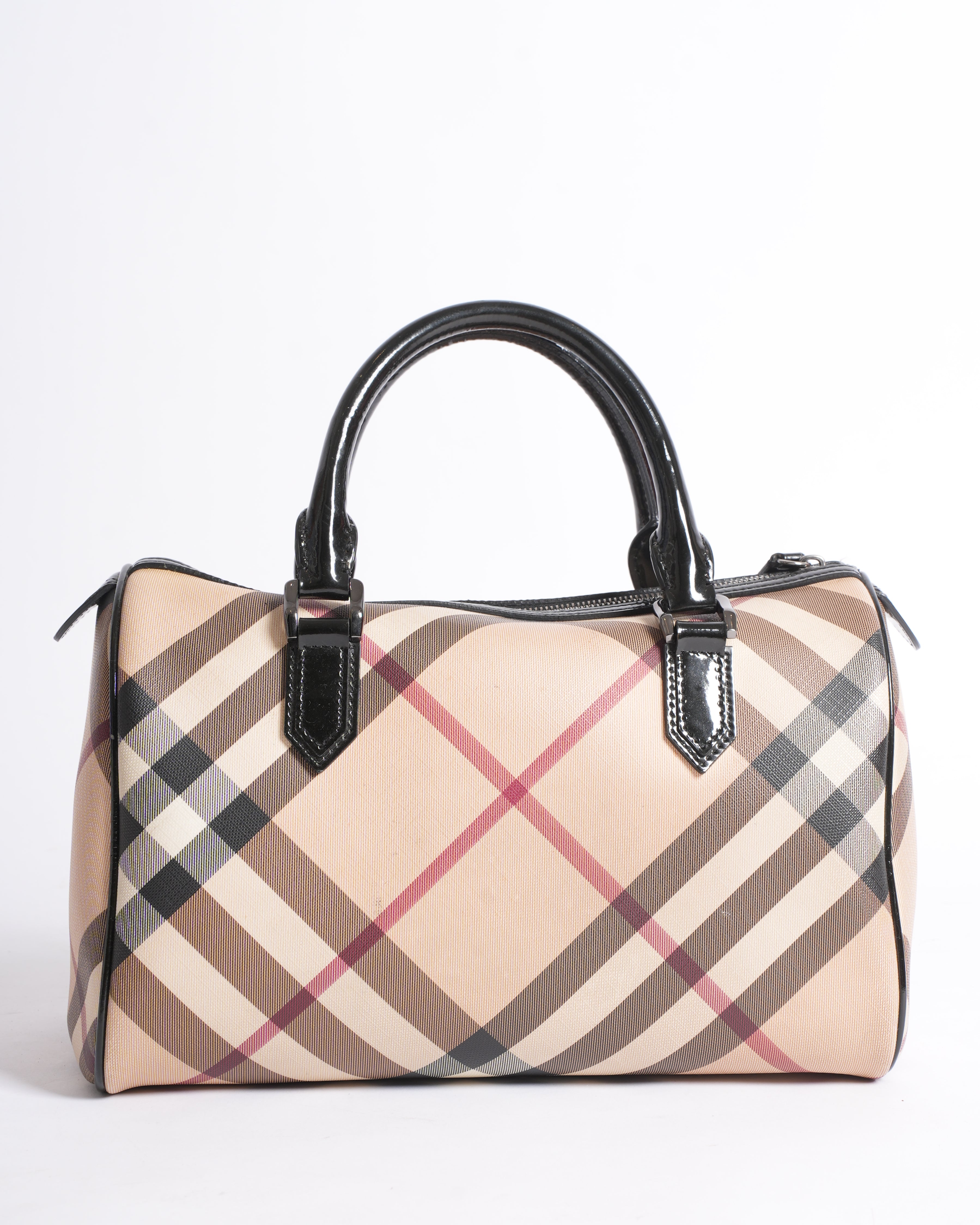 Burberry Nova Check Bowling Bag
