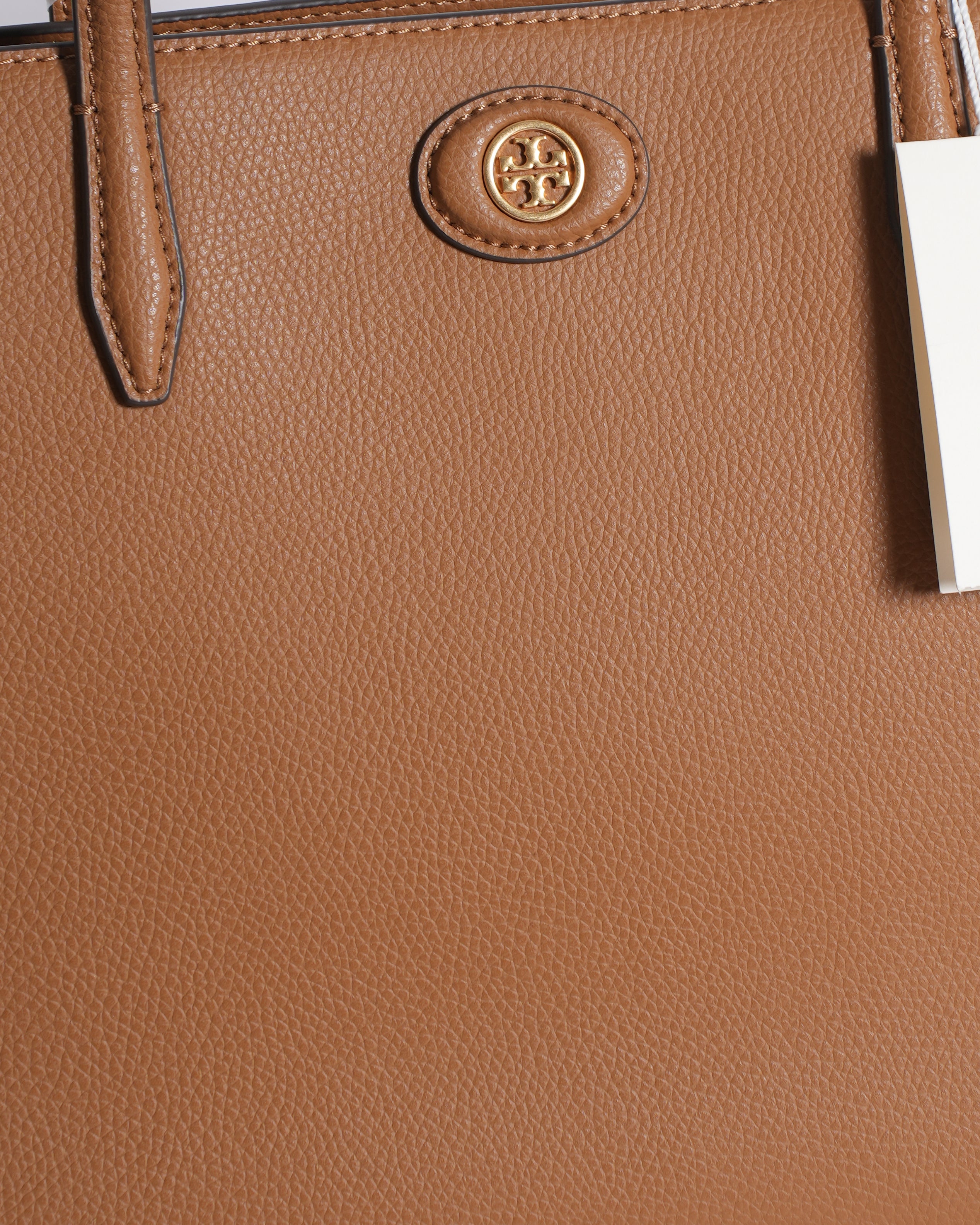 New Tory Burch Robinson Tote In Brown